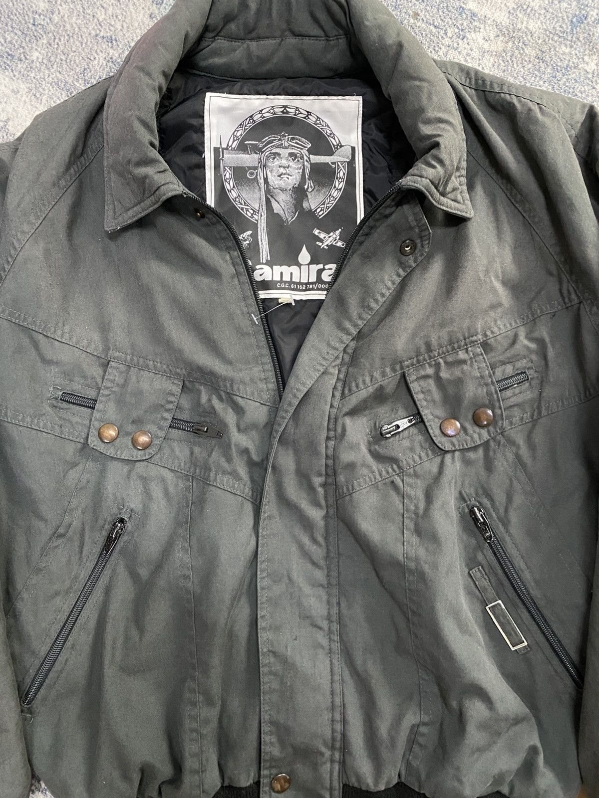 Japanese Brand Vintage samira flight jacket issey sport style Size US M / EU 48-50 / 2 - 5 Thumbnail