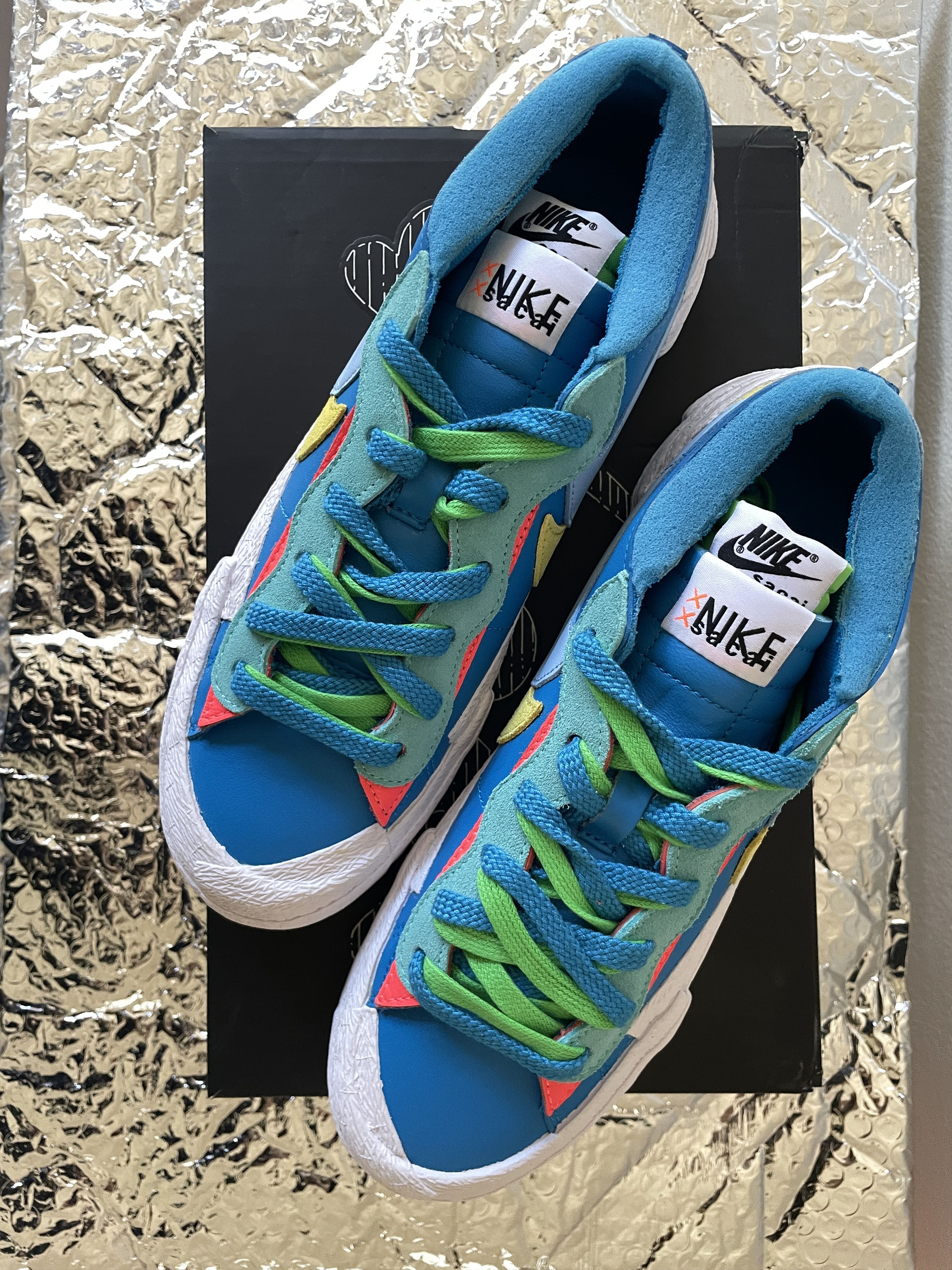 Kaws × Nike × Sacai Nike Blazer Low x Sacai x Kaws in Neptune Blue New in Box Size US 7.5 / EU 40-41 - 1 Thumbnail