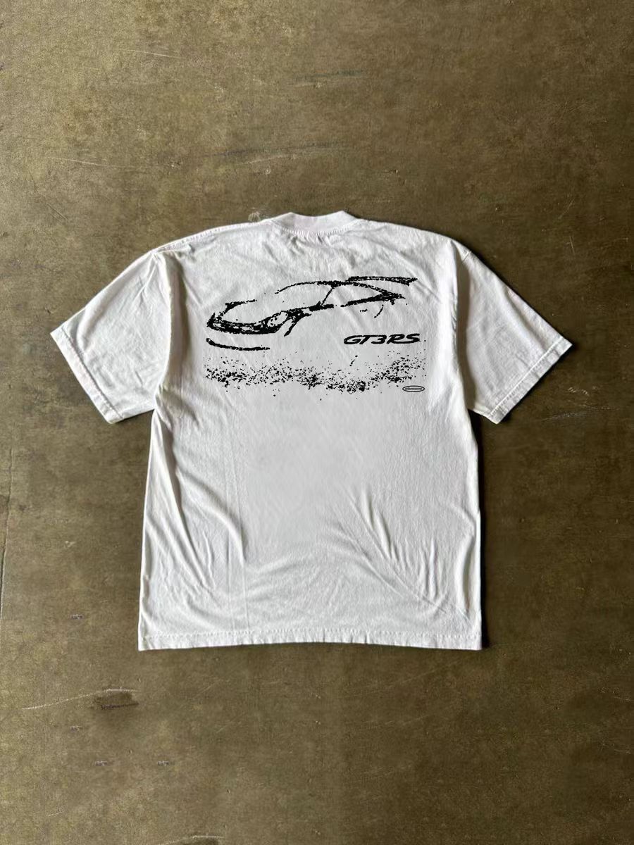 Japanese Brand White casual retro GTR car print t-shirt Size US M / EU 48-50 / 2 - 1 Thumbnail