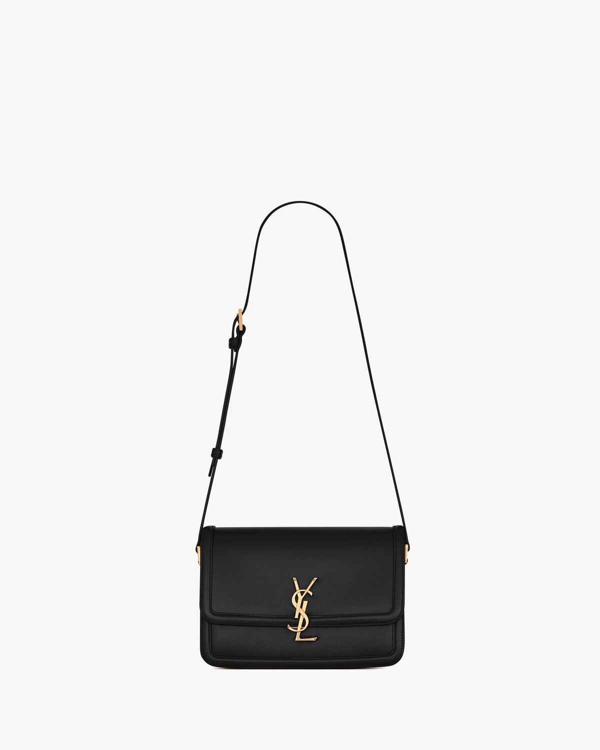 Saint Laurent Paris o1s1wg111125 Solferino Medium Satchel in Box Bag in Black Size ONE SIZE - 1 Thumbnail