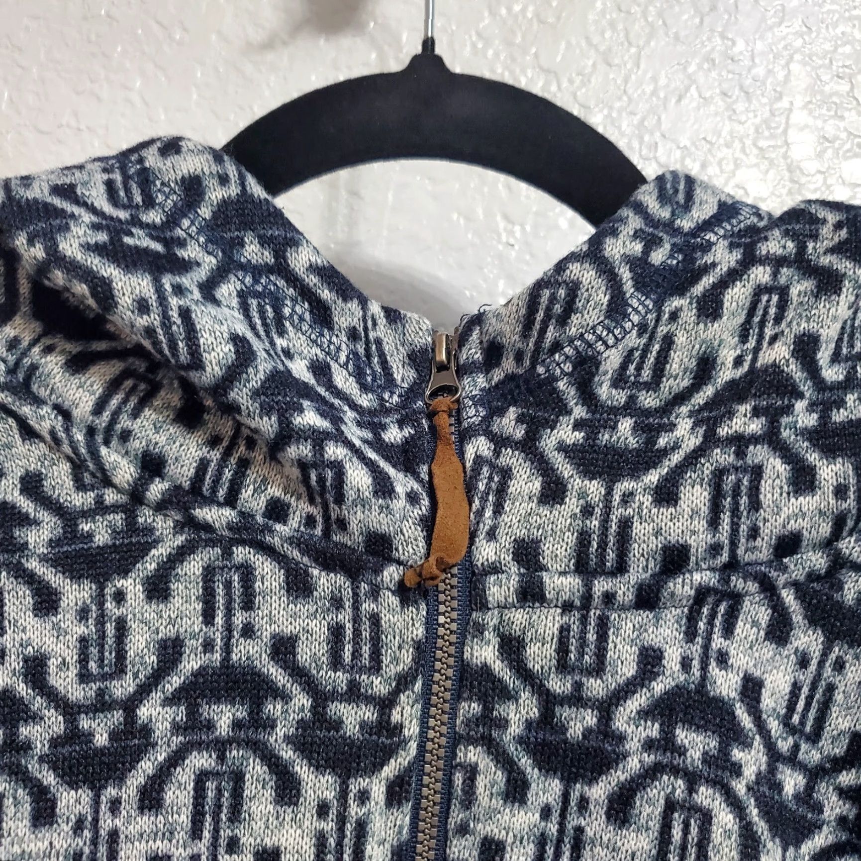 LIV Outdoor VINTAGE LIV Outdoor 1/4 Zip Pullover Women XXL Gray Black Print Fleece Hooded Jacket Size XXL / US 16-18 / IT 52-54 - 4 Thumbnail