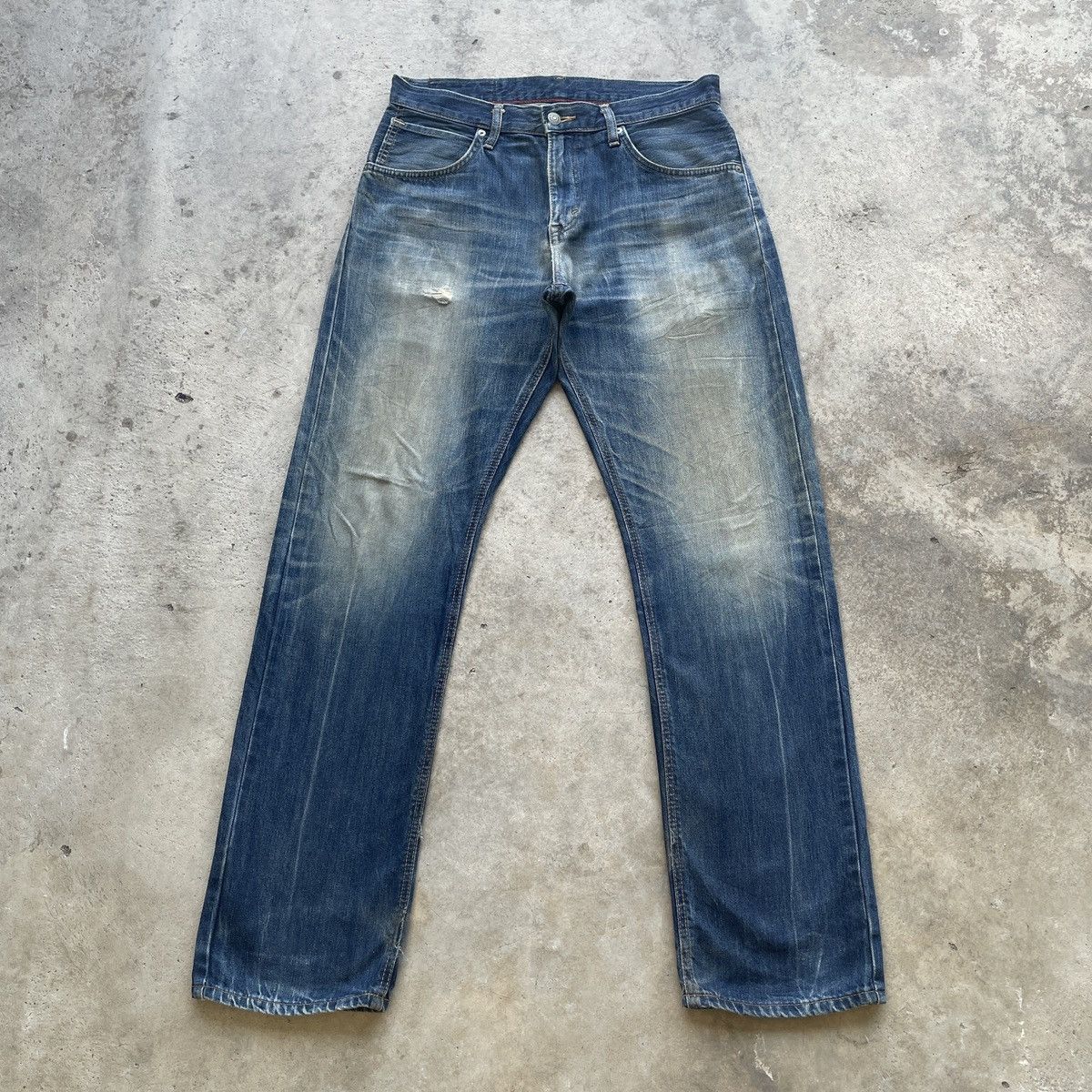 Edwin Vintage Edwin XV Rusty Jeans Distressed Faded Denim Pants Size US 32 / EU 48 - 1 Thumbnail