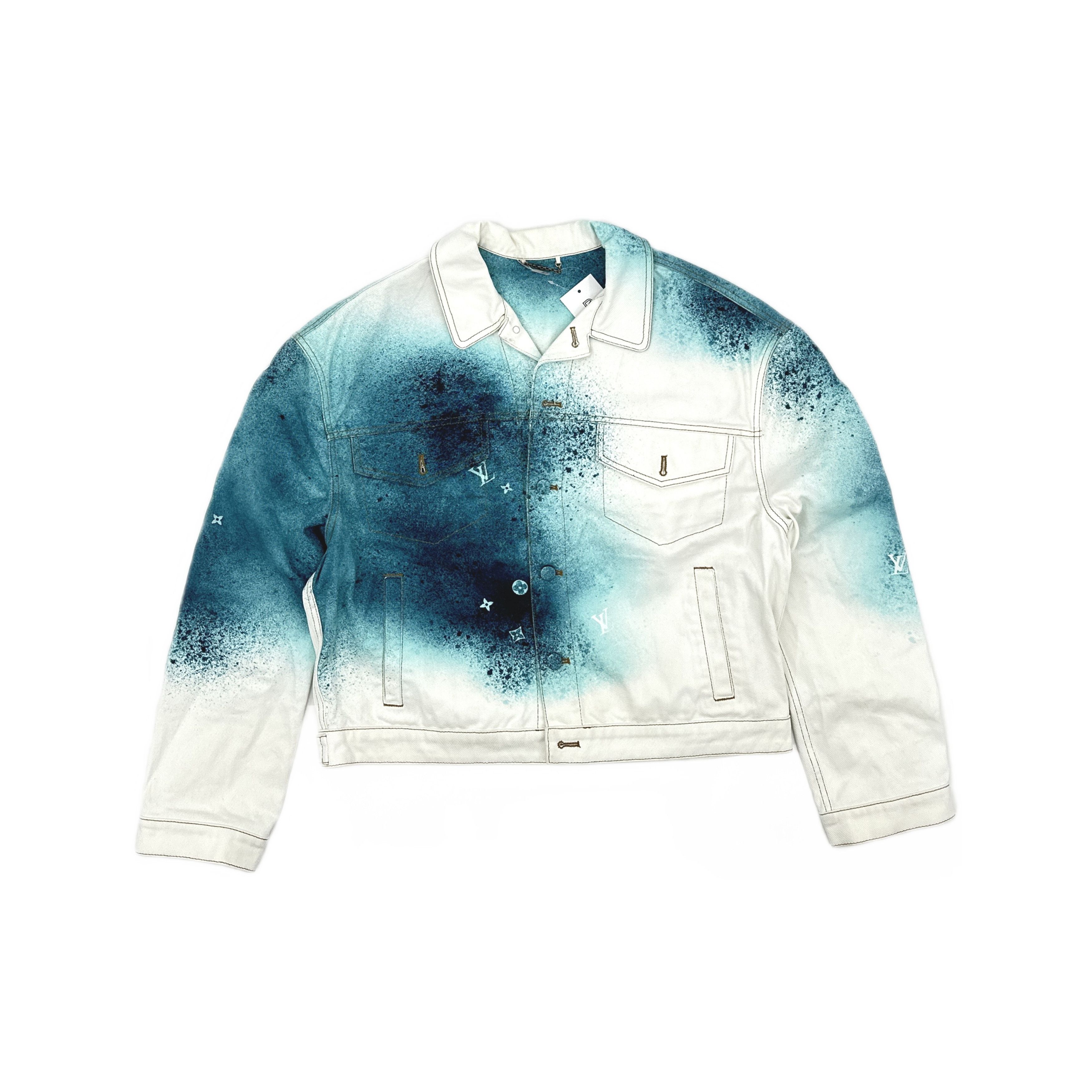 Louis Vuitton Louis Vuitton Spray Paint Denim Jacket 54 Size US L / EU 52-54 / 3 - 1 Thumbnail