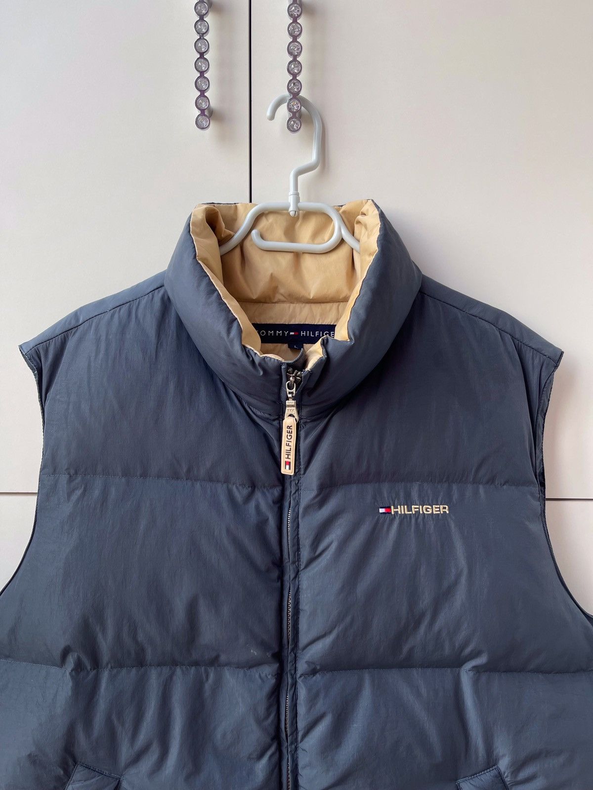 Tommy Hilfiger × Vintage Vintage Y2k Tommy Hilfiger Down Vest Size US L / EU 52-54 / 3 - 3 Thumbnail