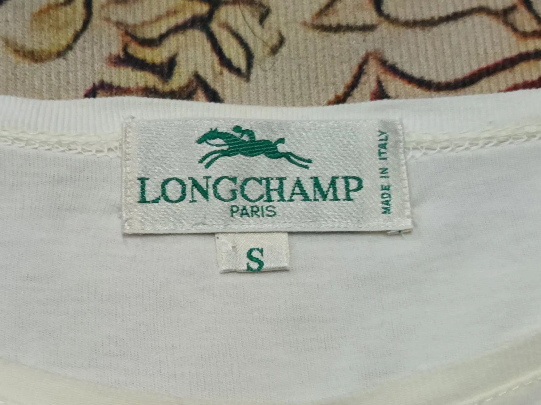 Longchamp 🔥 LONGCHAMP PARIS MADE IN ITALY T - SHIRT 🔥 Size US S / EU 44-46 / 1 - 3 Thumbnail