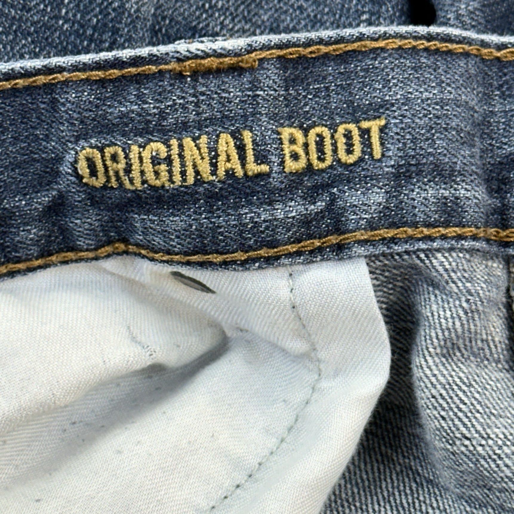 American Eagle Outfitters American Eagle Jeans Mens 38x32 Dark Wash Bootcut Distressed 5-Pocket Denim Cotton Blue Jeans Mens Regular Bootcut USA | 40x31 Size US 38 / EU 54 - 7 Thumbnail