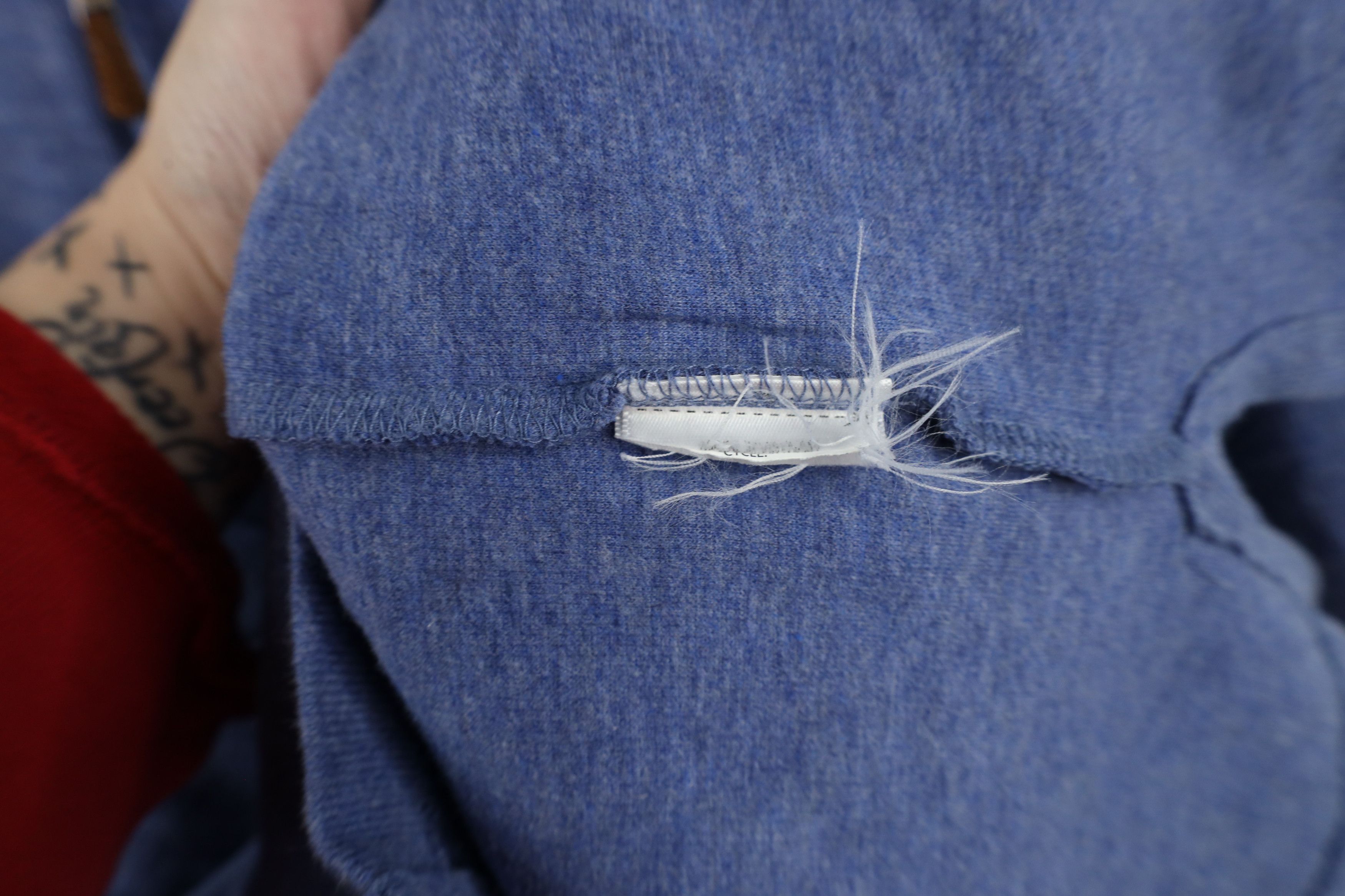 Ralph Lauren × Vintage Vintage Ralph Lauren Rib Ribbed Knit Half Zip Sweater Blue Size US L / EU 52-54 / 3 - 11 Thumbnail