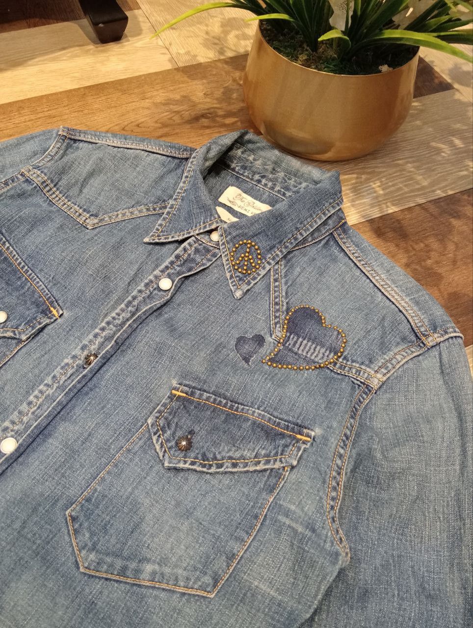 Remi Relief REMI RELIEF BLUE DENIM SHIRT Size US L / EU 52-54 / 3 - 5 Thumbnail
