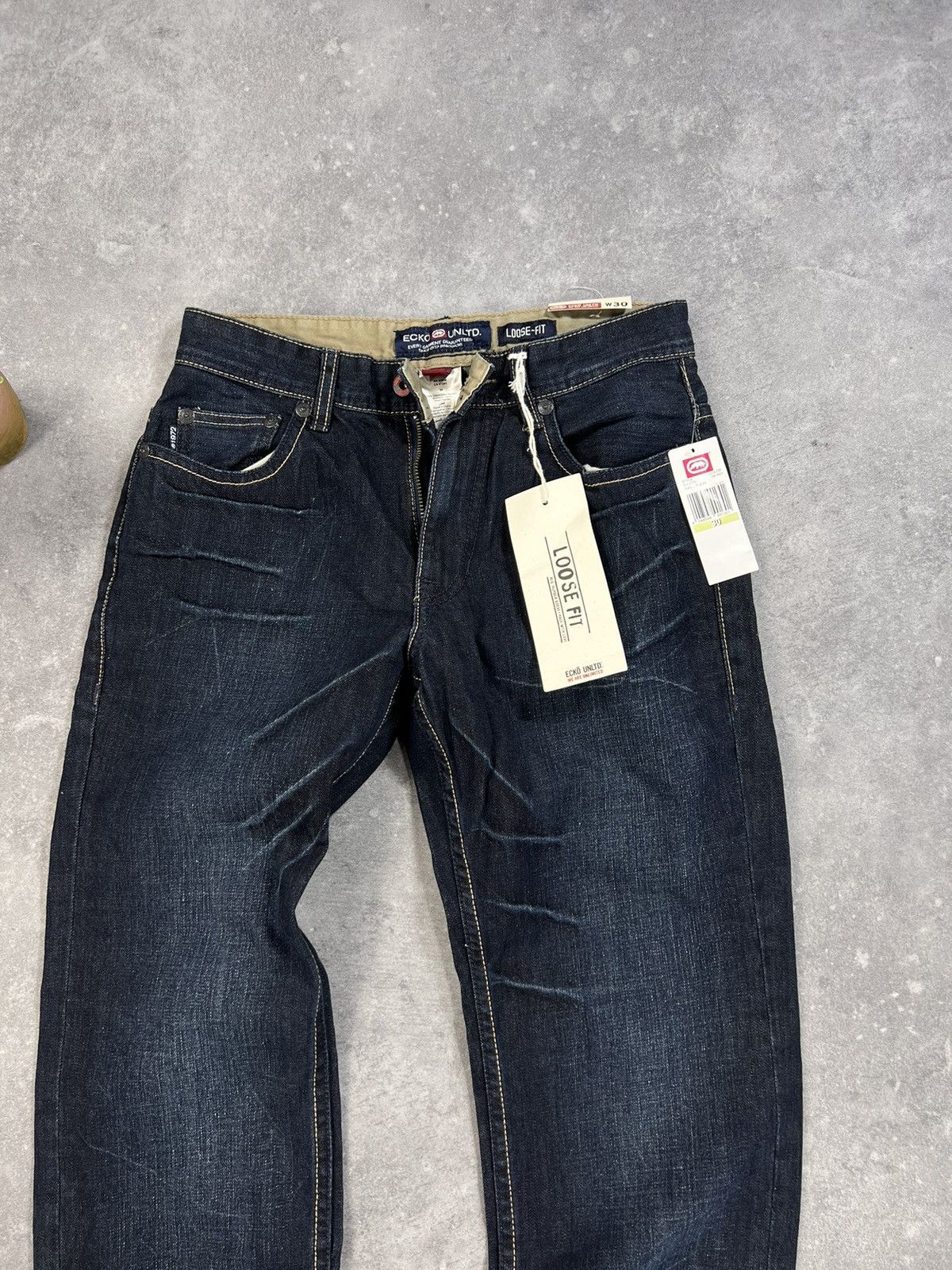 Ecko Unltd. × Vintage Vintage Y2k Ecko Unltd. Loose Fit Denim Pants 00s Grunge Size US 30 / EU 46 - 5 Thumbnail
