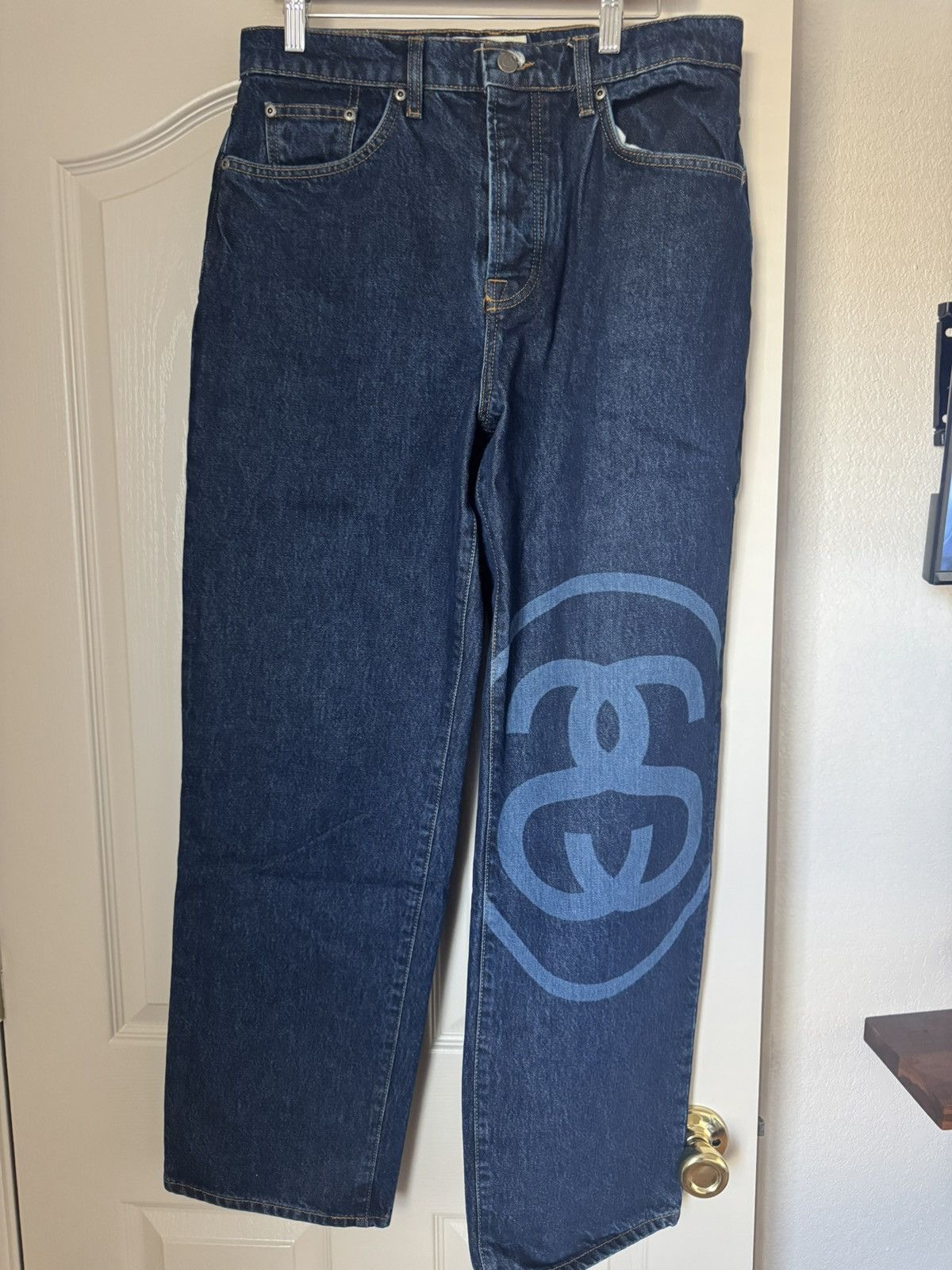 Stussy Stussy Logo Big Ol Jean Size US 30 / EU 46 - 1 Thumbnail