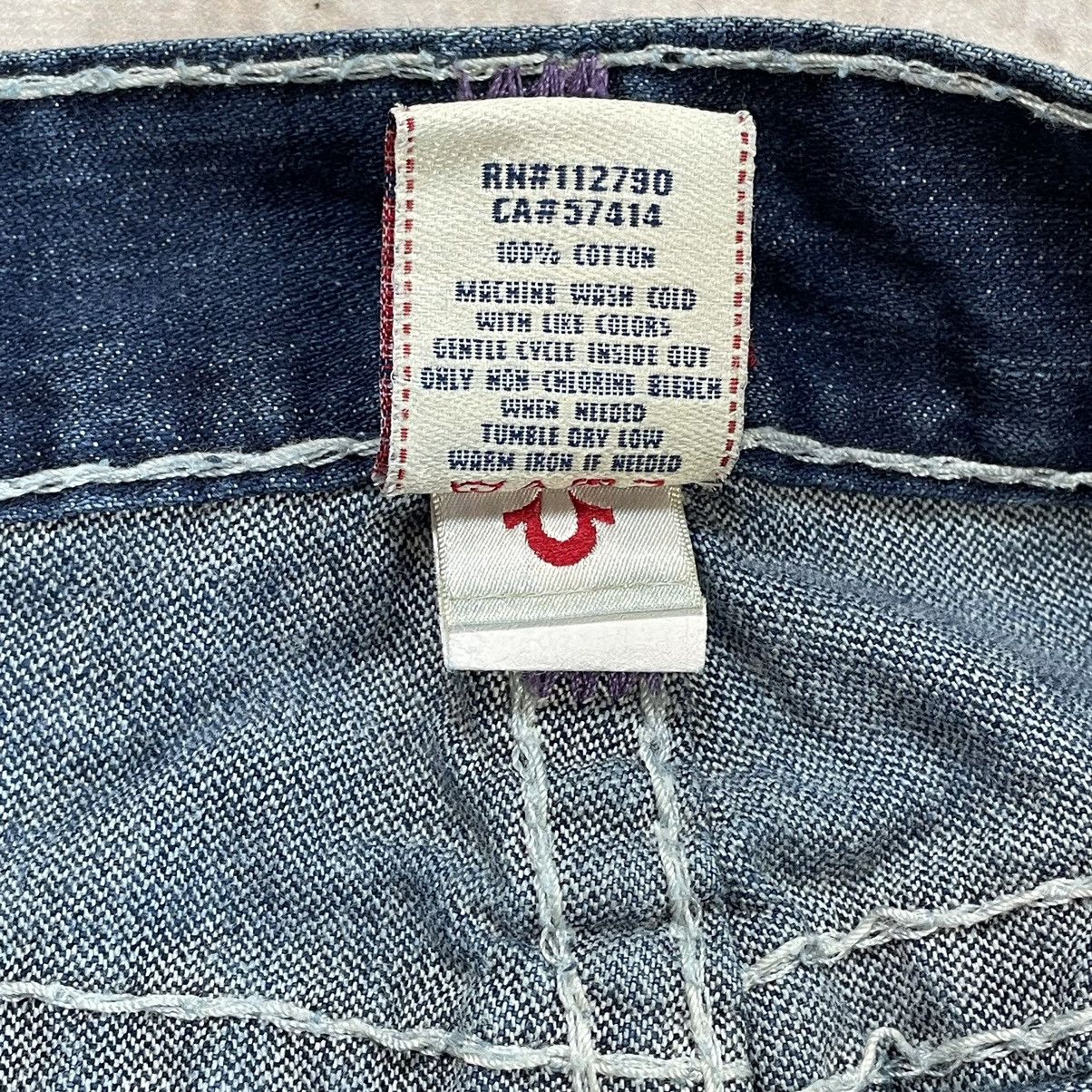 Japanese Brand × True Religion True Religion Baggy Y2K Distressed Chief Keef Wide Jeans Size US 36 / EU 52 - 22 Thumbnail
