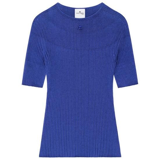 Courreges COURREGES Women Jackets 125MPU130FI 0049 7102 BLUE Size XS / US 0-2 / IT 36-38 - 1 Thumbnail