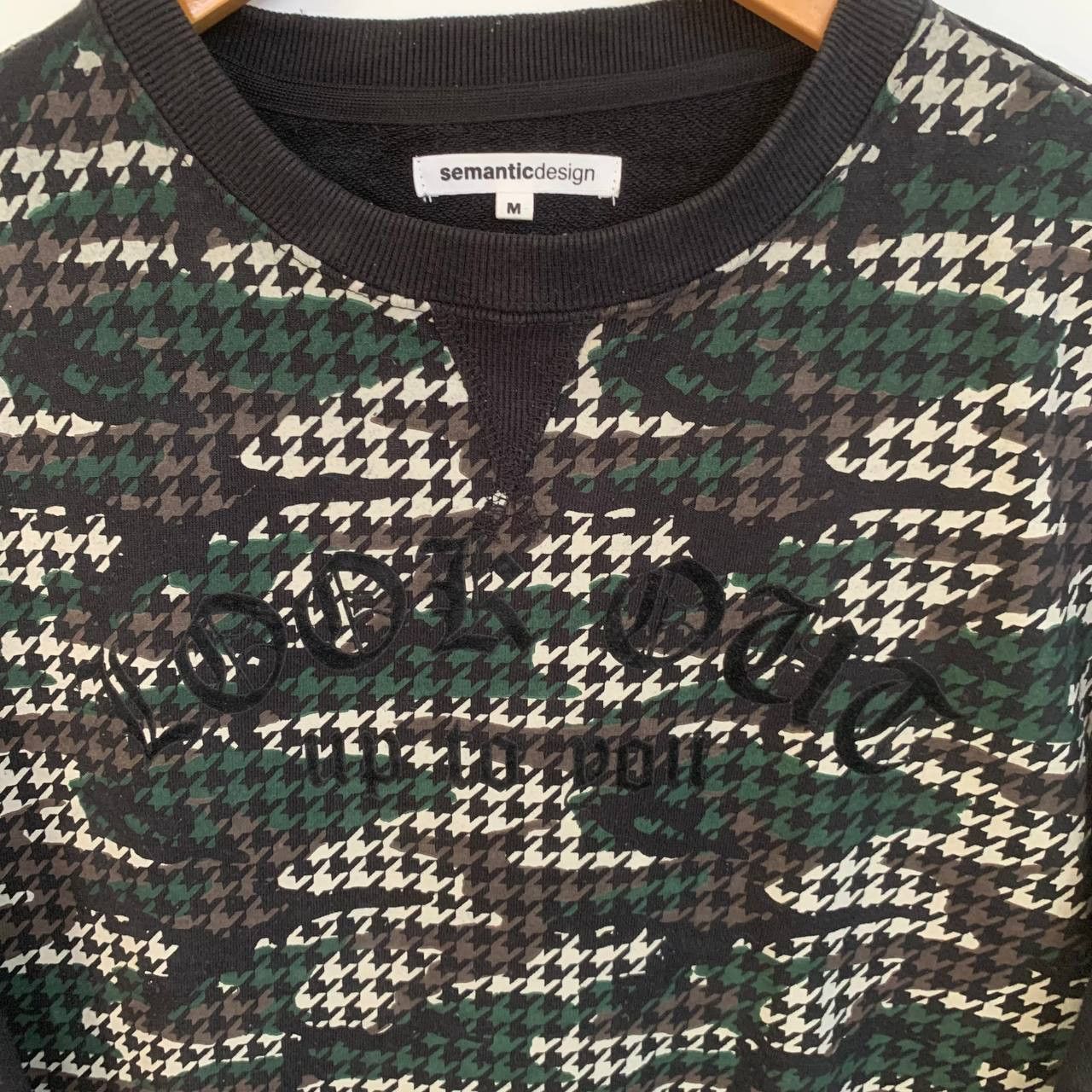 semanticdesign Semantic Design Fancy Sweatshirt Rare Small Size US S / EU 44-46 / 1 - 3 Thumbnail