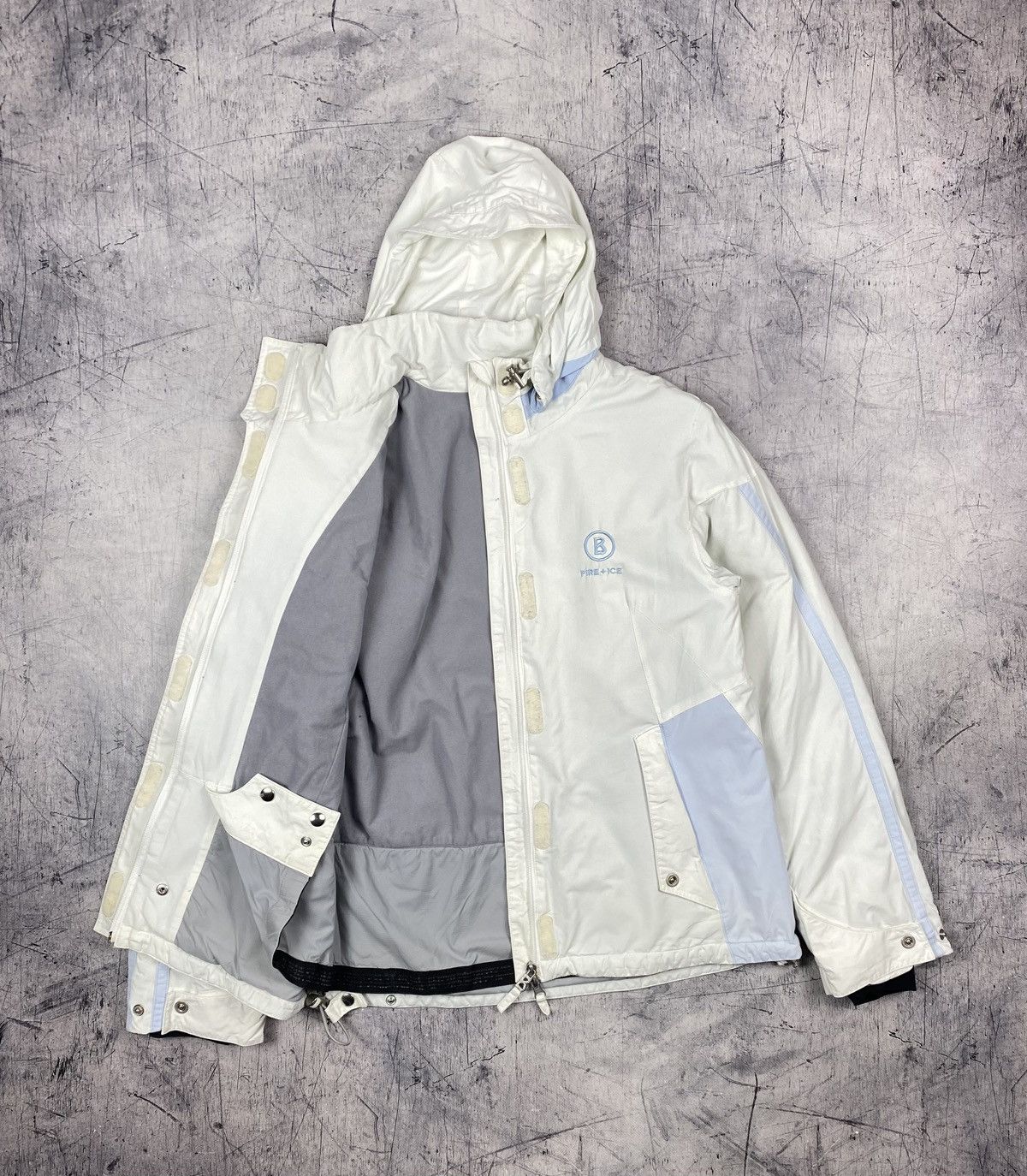 Bogner Women’s Bogner Fire + Ice White Ski Jacket Hooded Winter Size M / US 6-8 / IT 42-44 - 3 Thumbnail