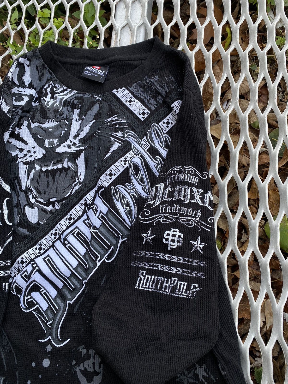 Affliction Vintage South Pole Tiger Longsleeve Size US L / EU 52-54 / 3 - 6 Thumbnail