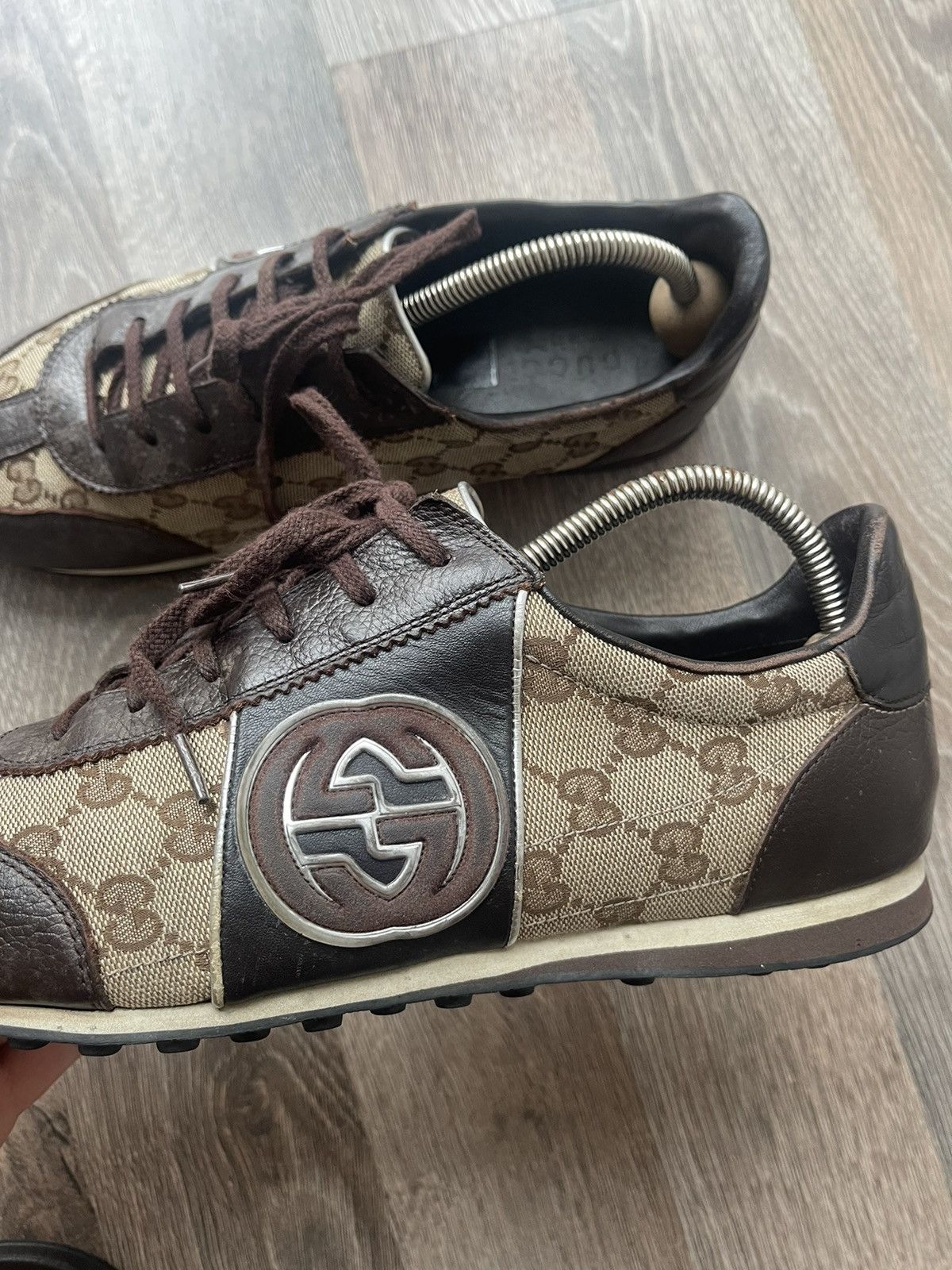 Gucci Gucci Logo GG Sneakers Men's Size 9 multilogo monogram Size US 9 / EU 42 - 7 Thumbnail