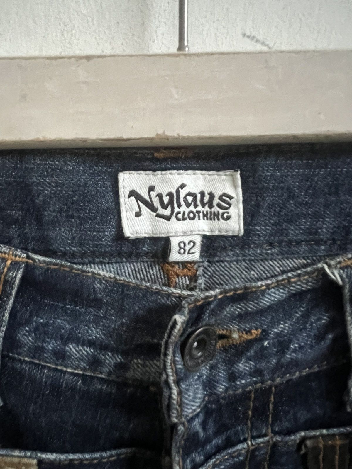 Adidas × Japanese Brand SICK‼️NYLAUS DISTRESSED DENIM PANT Size US 31 - 11 Thumbnail