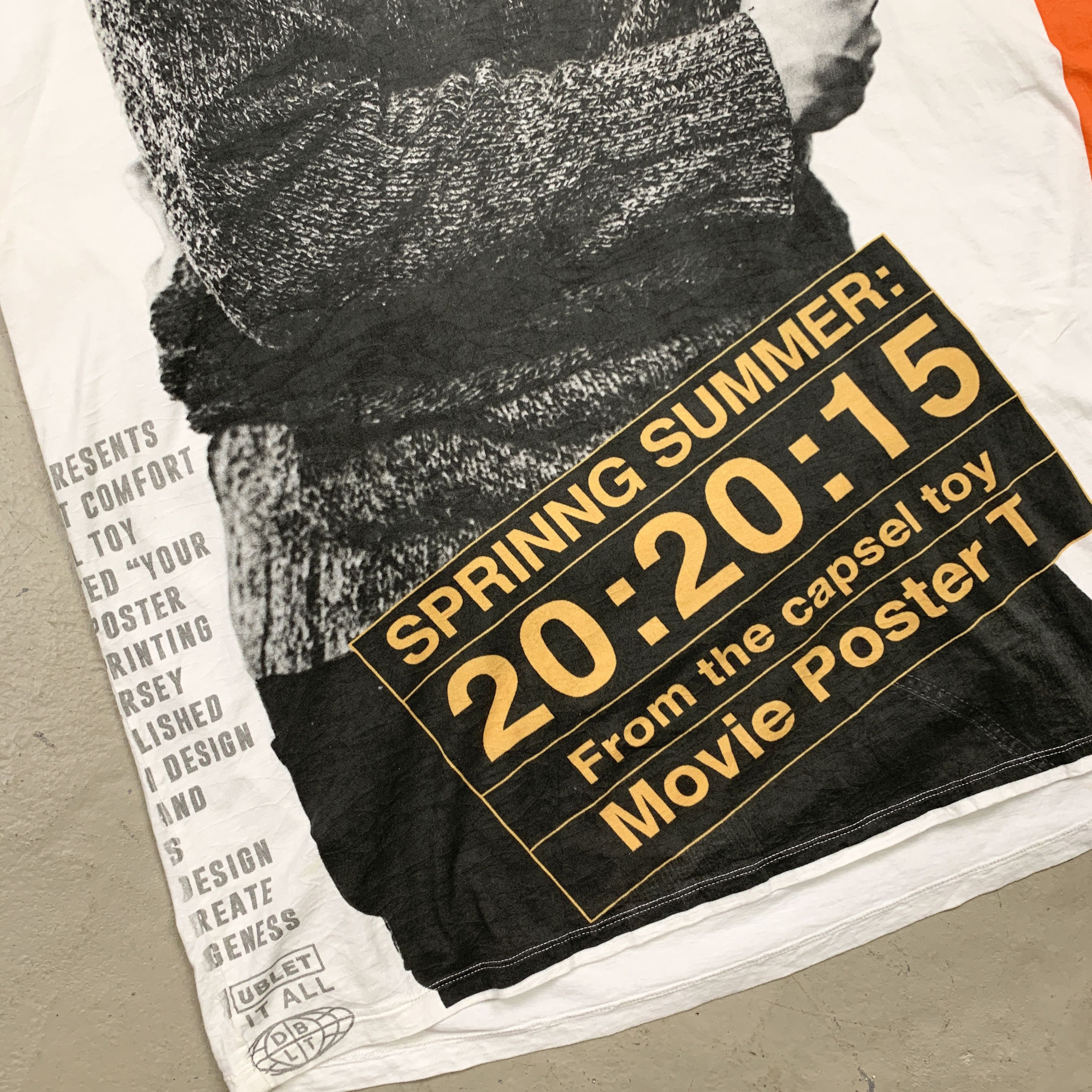Doublet COMPRESSED "INSERT FACE" / TRAINSPOTTING MOVIE T-SHIRT Size US XL / EU 56 / 4 - 6 Thumbnail