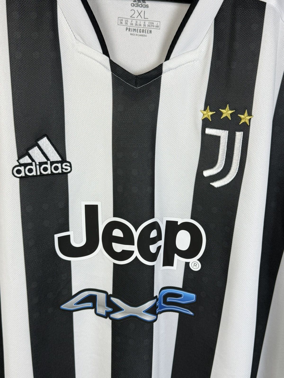Adidas Adidas Juventus FC 2021/22 Home Kit Soccer Jersey XXL Size US XXL / EU 58 / 5 - 2 Thumbnail