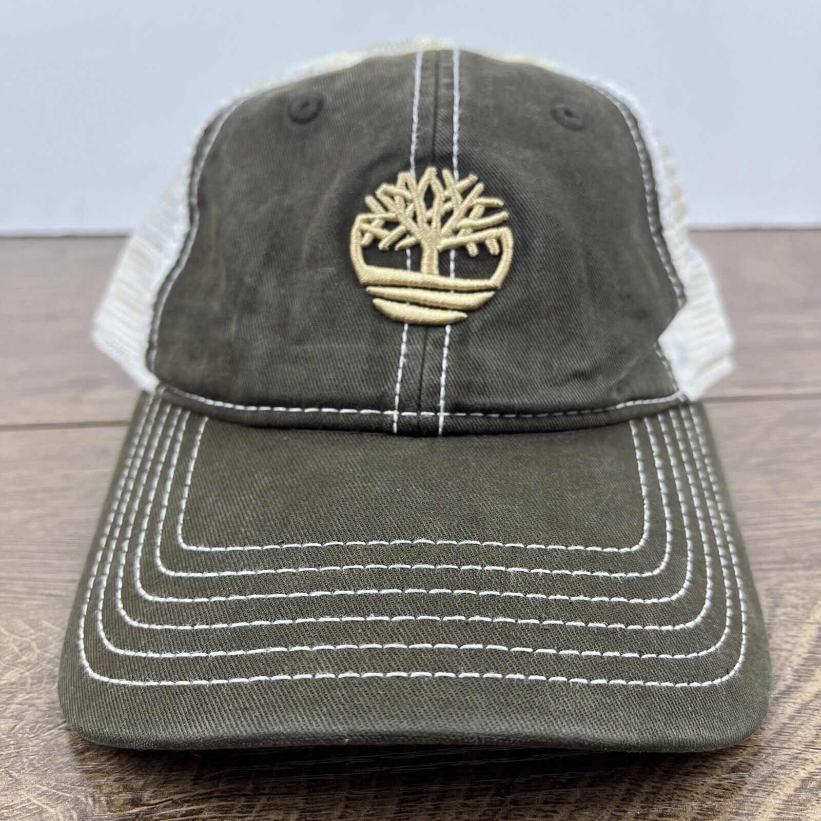 Timberland Timberland Tan Brown Hat Adjustable Adult Size Hat Brown Cap Size ONE SIZE - 2 Thumbnail