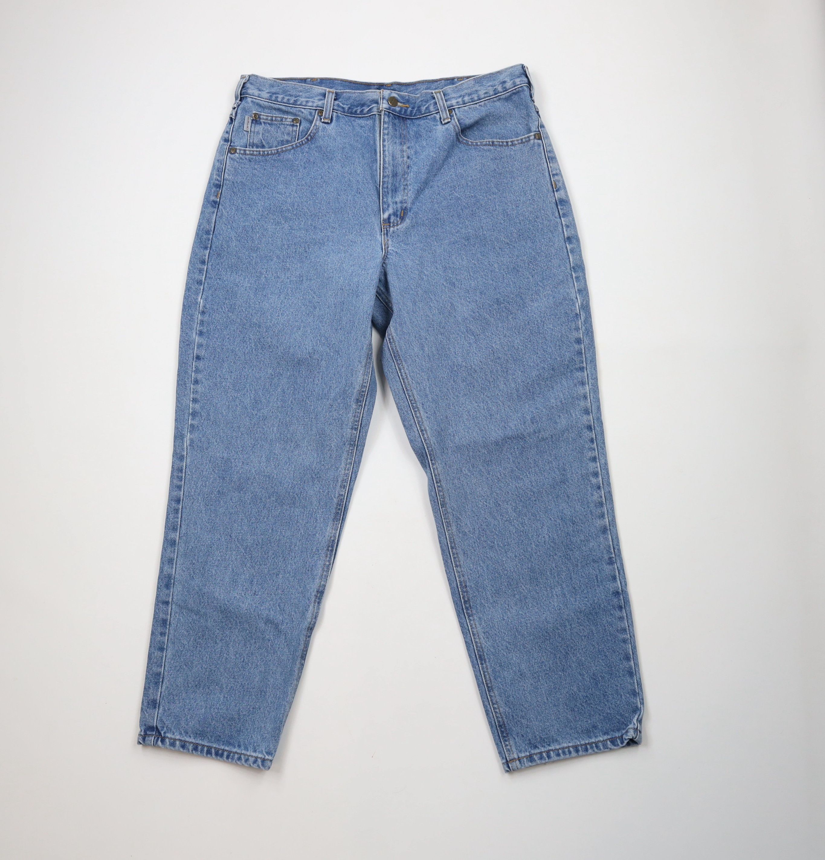 Carhartt × Vintage Vintage Y2K Carhartt Spell Relaxed Fit Denim Jeans Cotton Size US 38 / EU 54 - 1 Thumbnail