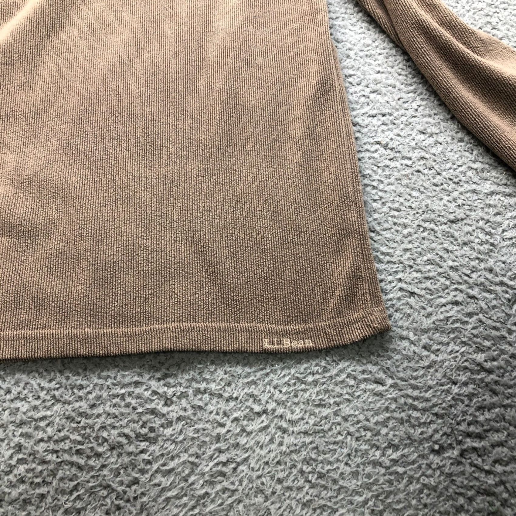 Vintage LL Bean V-Neck Ribbed Long Sleeve Sweater T-Shirt Mens Large L Brown Shirt Mens Large L Brown Size US XL / EU 56 / 4 - 6 Thumbnail