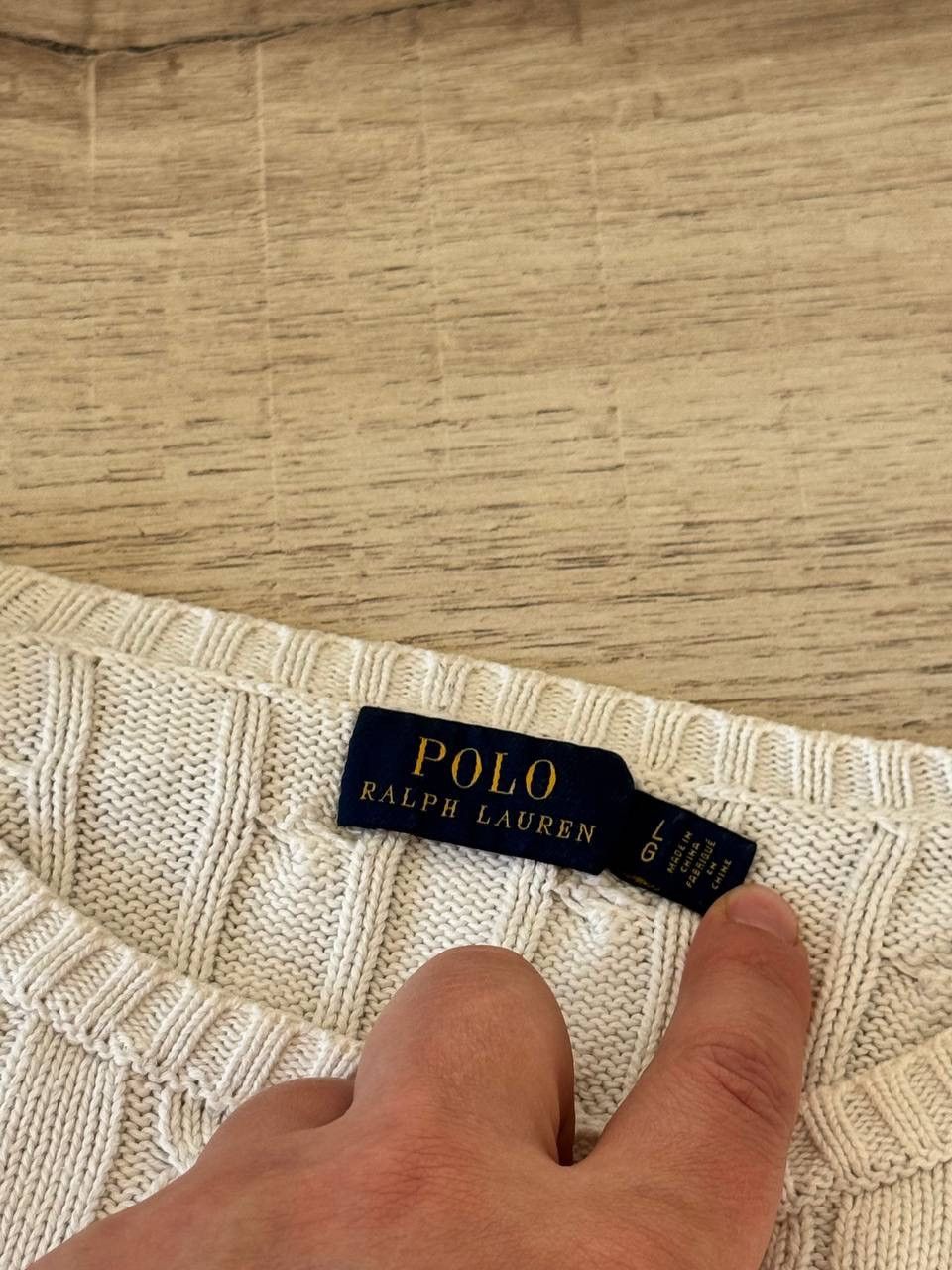 Polo Ralph Lauren Ralph Lauren Women Cable Knit Sweater Size L White Size L / US 10 / IT 46 - 3 Thumbnail