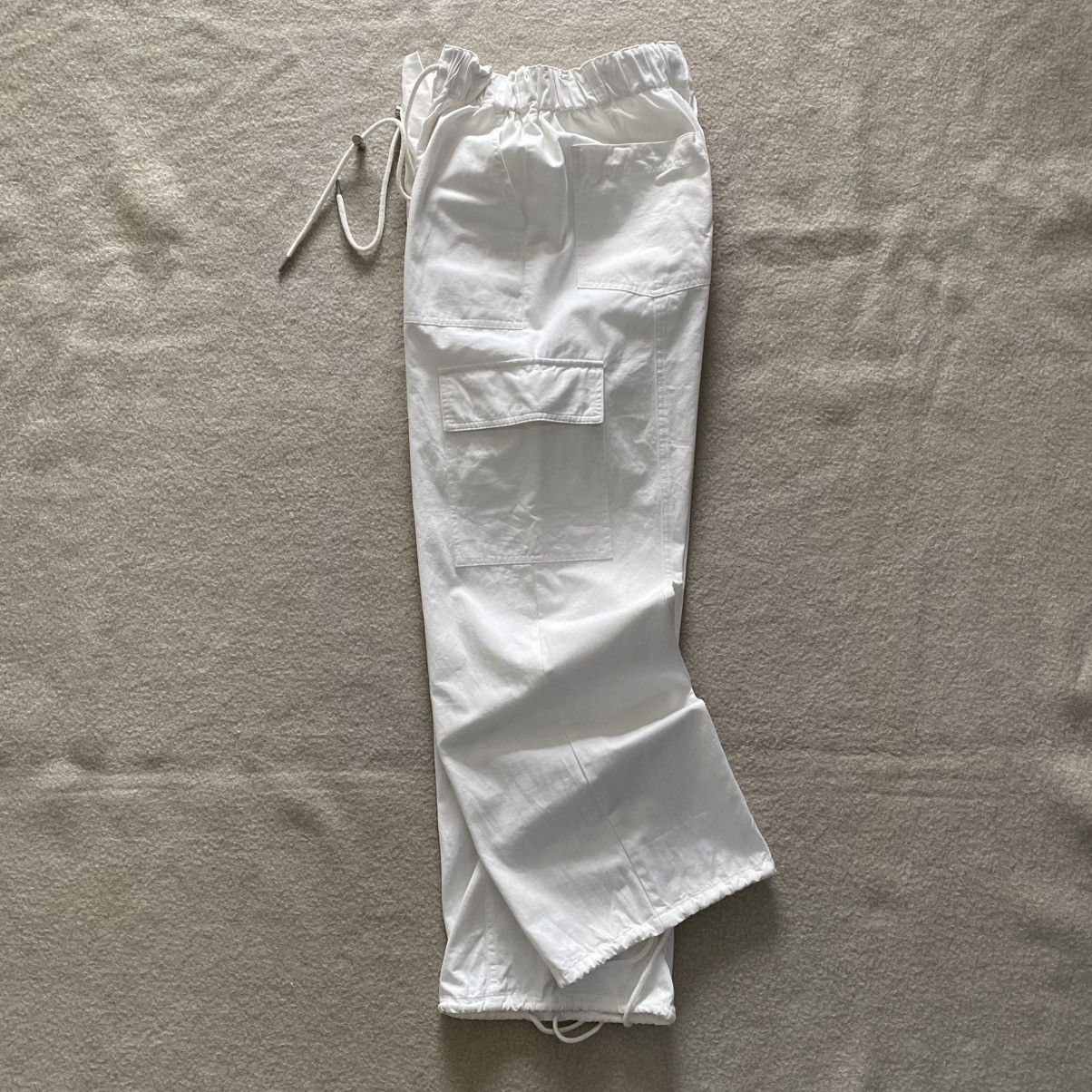 Japanese Brand × Le Grande Bleu (L.G.B.) GRL White Ballon Parachute Cargo Pants w24-34'inches Size 30" / US 8 / IT 44 - 8 Thumbnail
