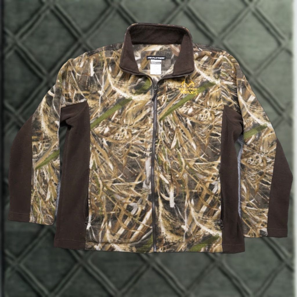 Realtree Realtree Max-5 Jacket Camouflage L Hooded Pockets Fleece Outdoor Hunting Men XS? Size US L / EU 52-54 / 3 - 1 Thumbnail