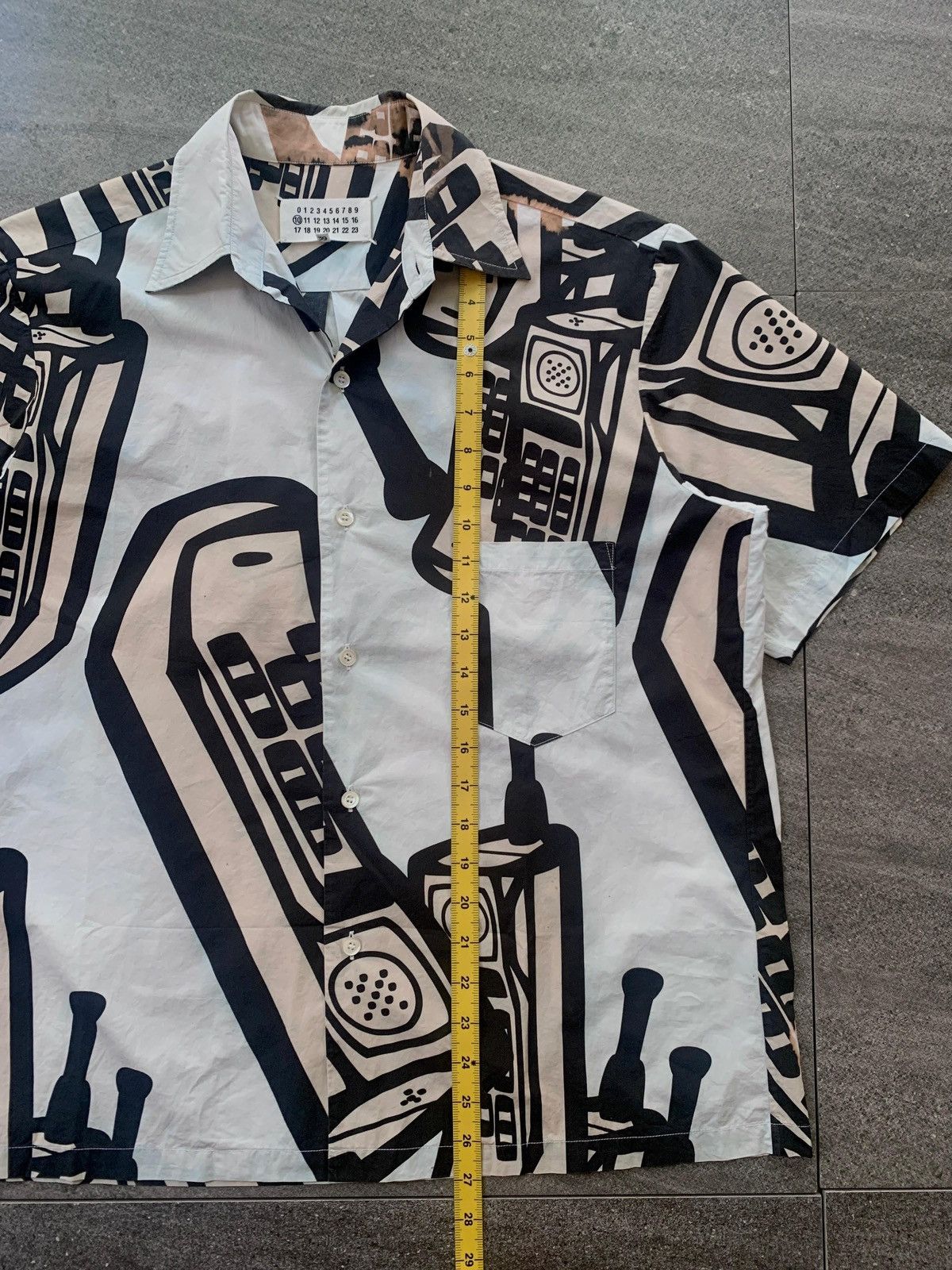 Maison Margiela FREE TAX! Telephone Printed Shirt Size US M / EU 48-50 / 2 - 15 Thumbnail