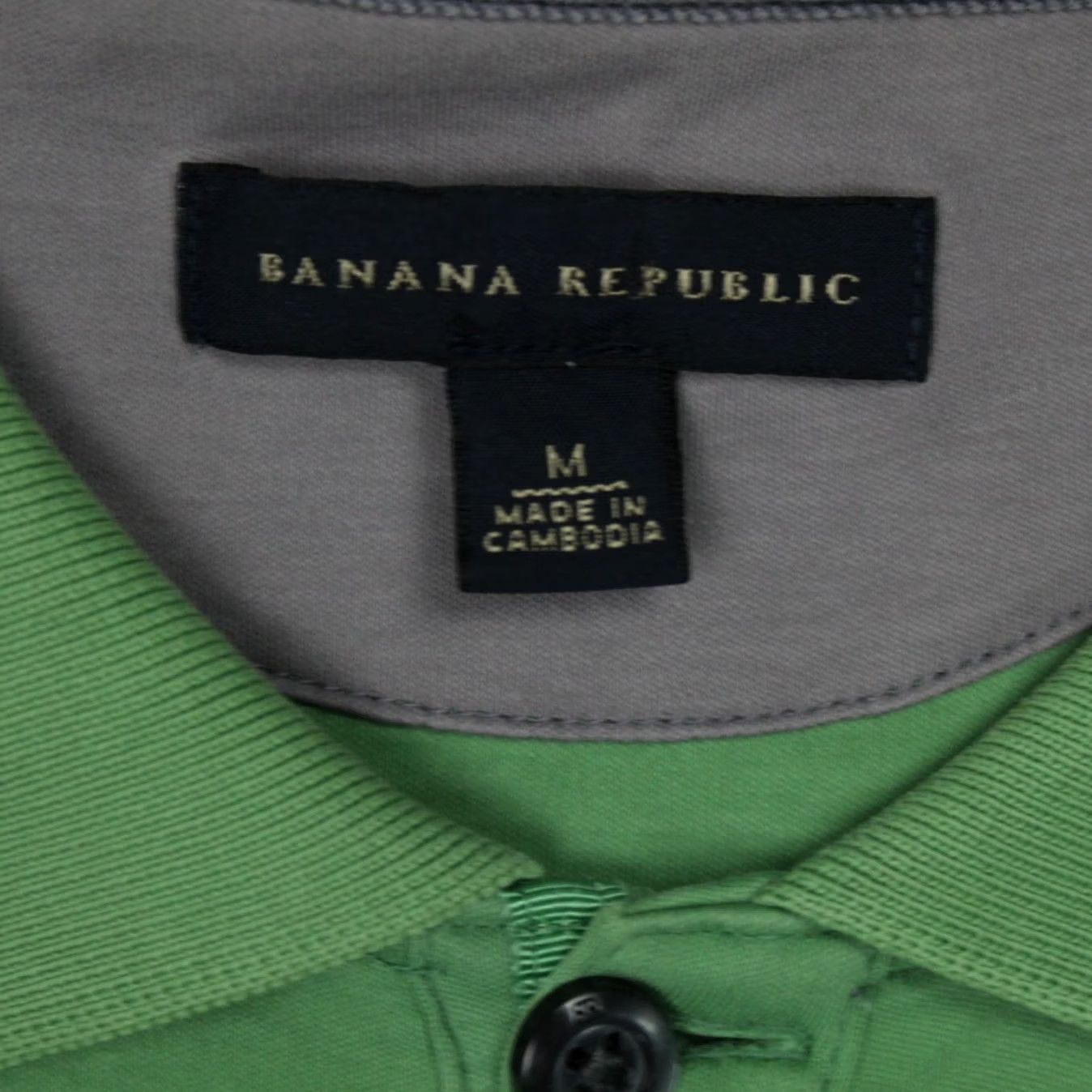Banana Republic Banana Republic Polo Shirt Mens Medium Green 100% Cotton Short Sleeve Pullover Shirt Capable for Golf Casual Business Size US M / EU 48-50 / 2 - 7 Thumbnail