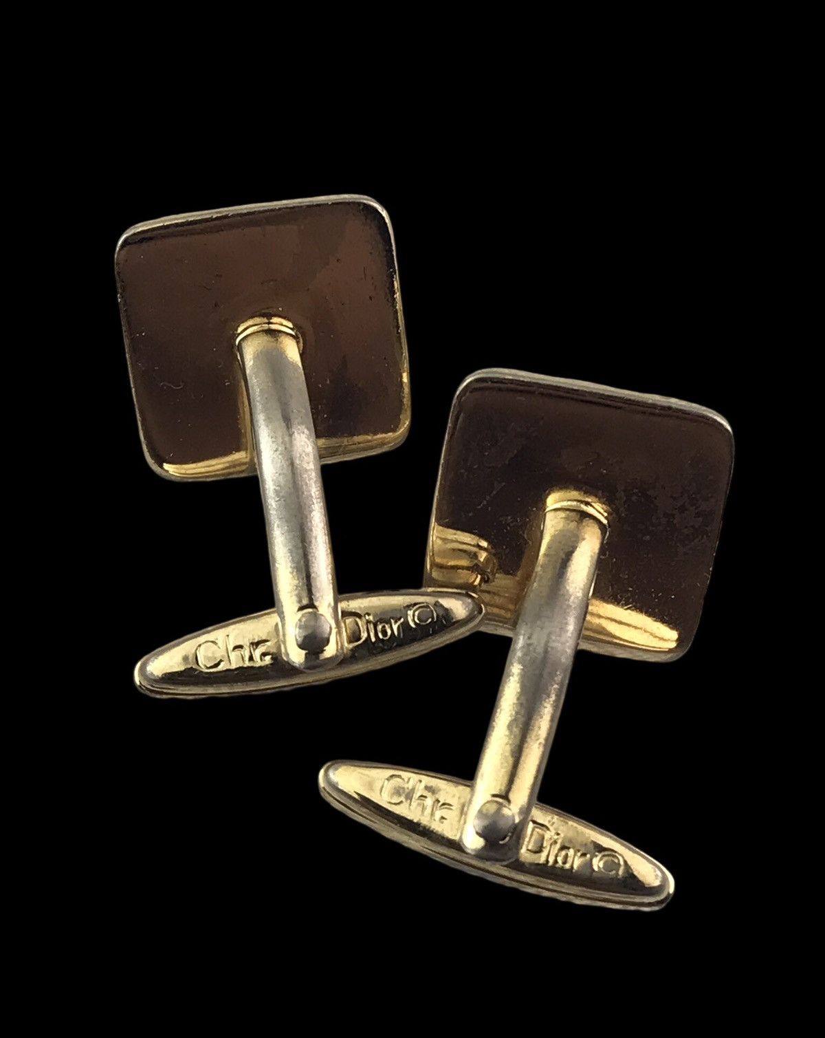 Christian Dior Monsieur VINTAGE CHRISTIAN DIOR ENAMEL CUFFLINKS MADE IN GERMANY 🇩🇪 Size ONE SIZE - 9 Thumbnail