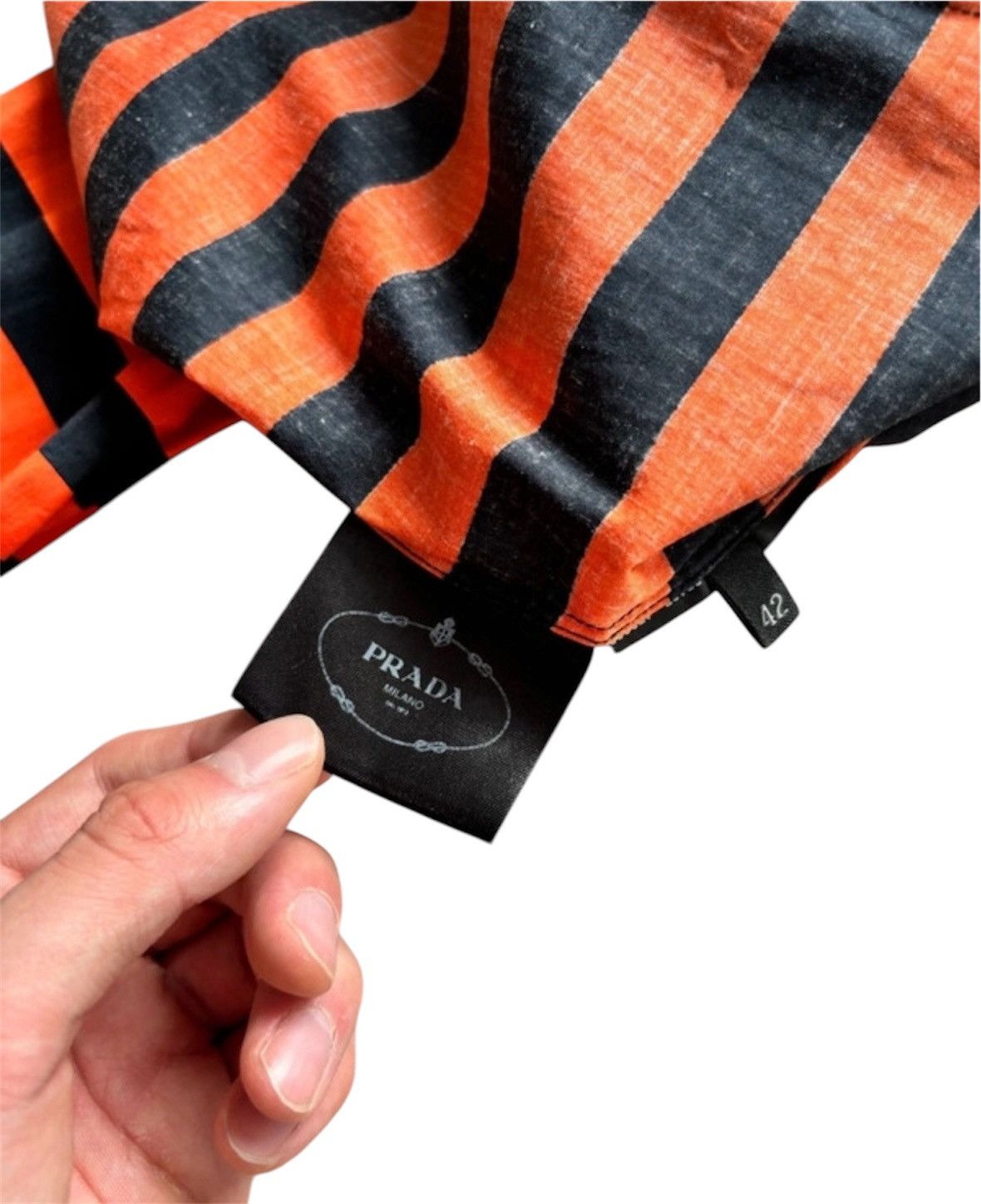 Prada PRADA rare prisoner long sleeve shirt Size M / US 6-8 / IT 42-44 - 5 Thumbnail