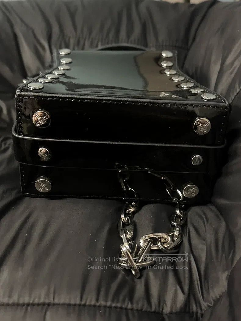 Vivienne Westwood Vivienne Westwood size os Riveted, slim waist bag with a cr Size ONE SIZE - 3 Thumbnail