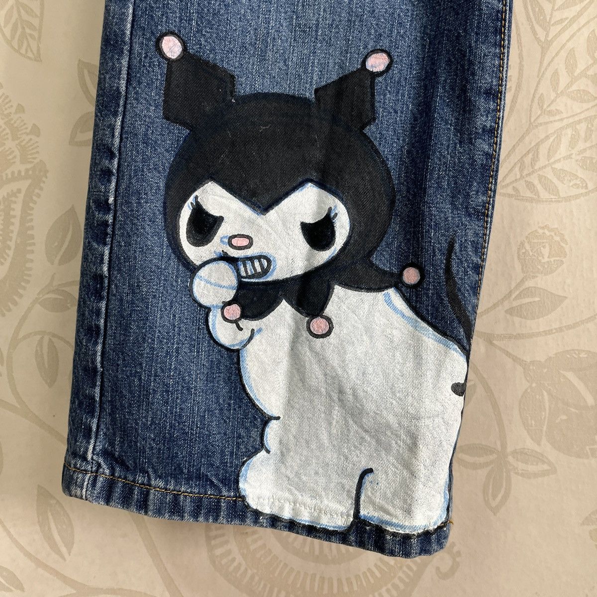 Polo Ralph Lauren × Ralph Lauren Ralph Lauren Boot Cut Denim Jeans Anime Paints Size US 34 / EU 50 - 10 Thumbnail
