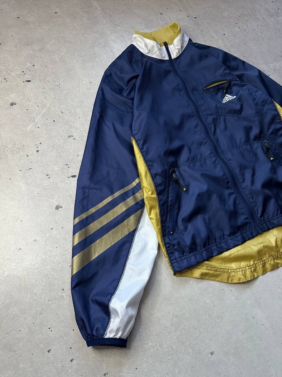 Adidas Adidas Equipment Vintage Soccer Windbreaker Football Jacket Size US M / EU 48-50 / 2 - 2 Thumbnail