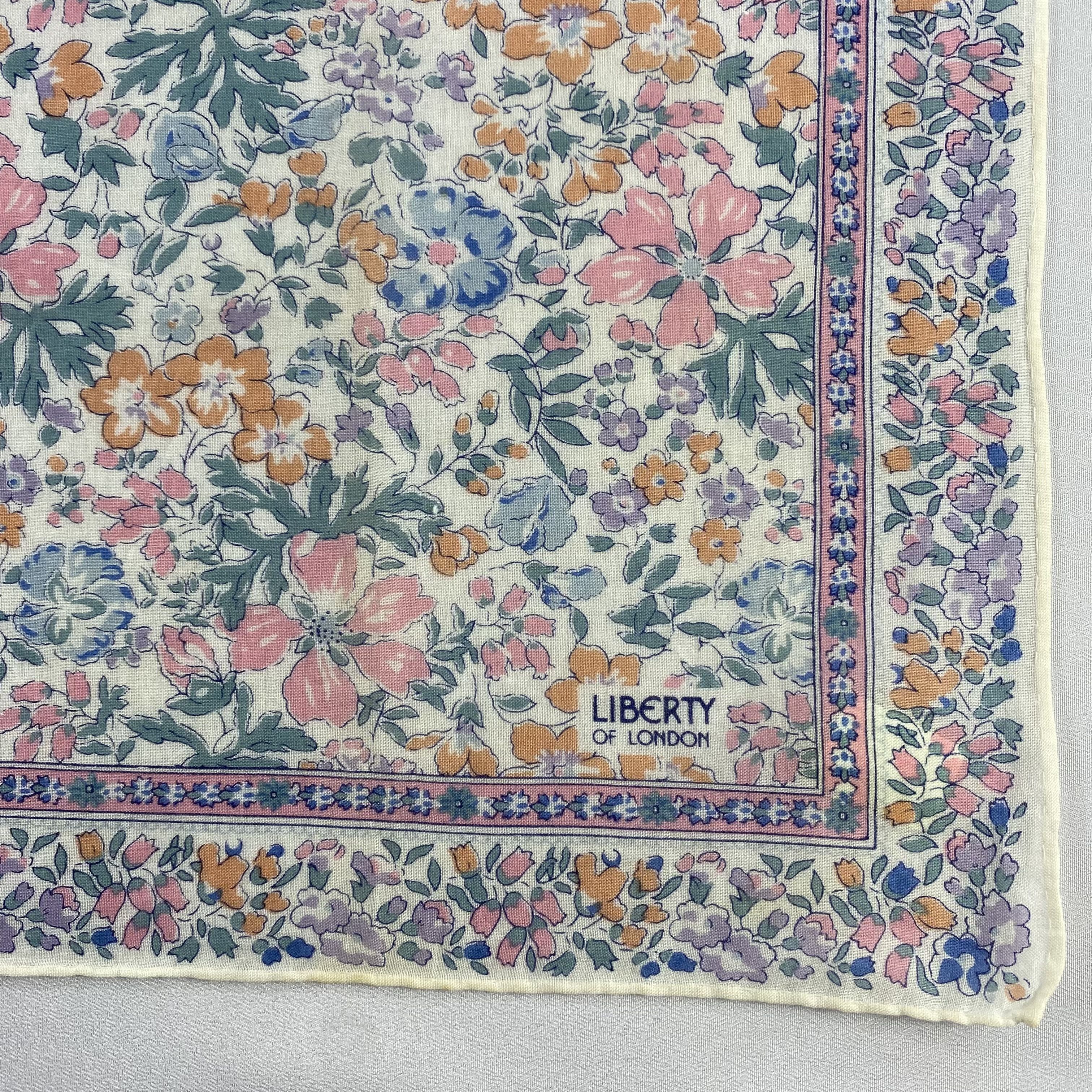 Liberty × Vintage Liberty Neckerchief / Bandana / Handkerchief-P880 Size ONE SIZE - 3 Thumbnail