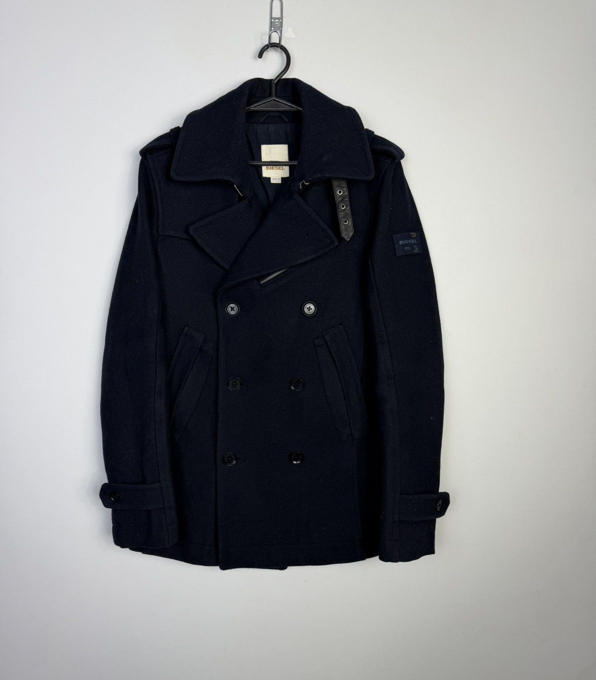 Diesel Beautiful Double-Breasted Diesel Wool Coat Size US M / EU 48-50 / 2 - 1 Thumbnail