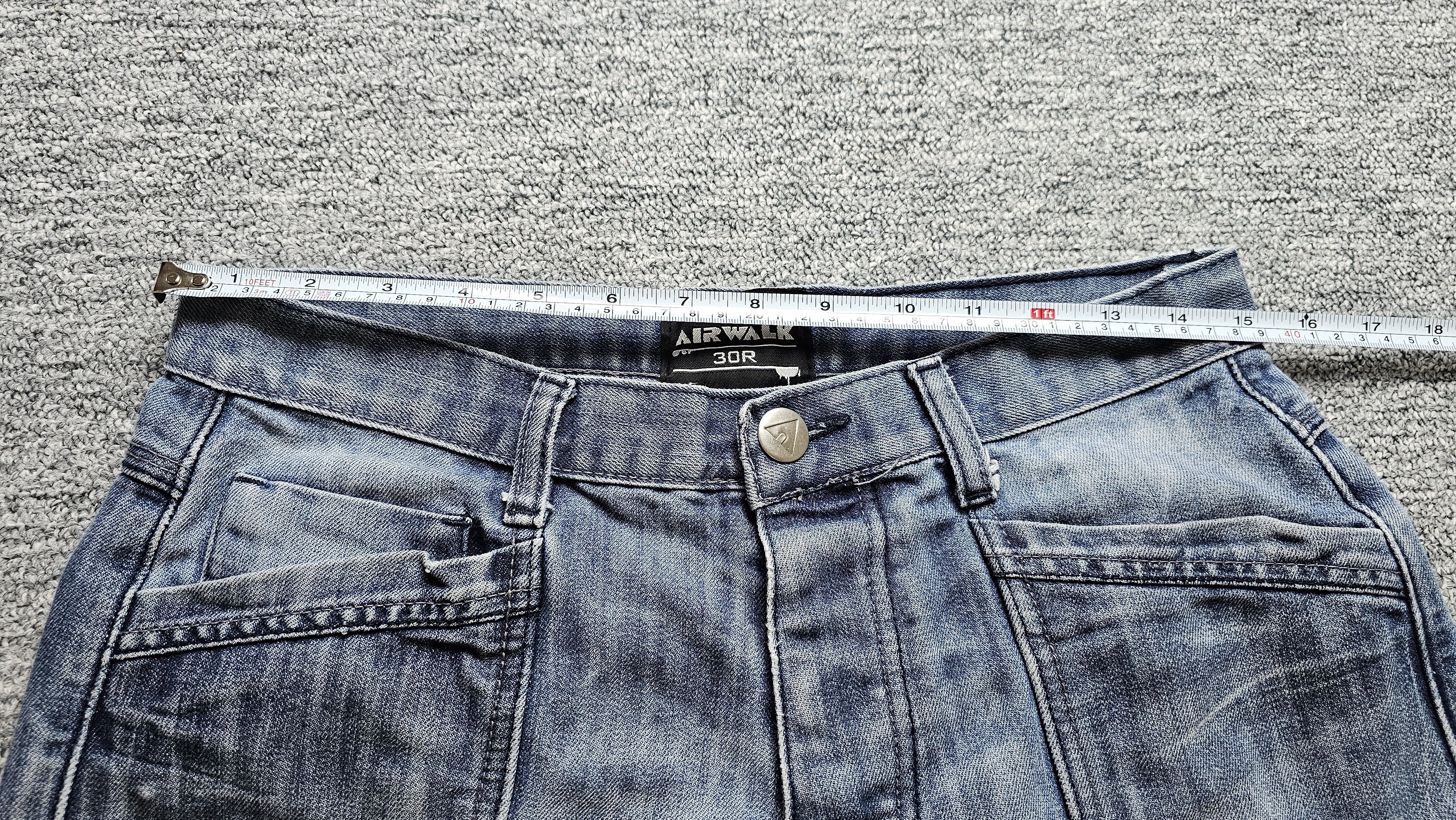 Airwalk AIRWALK Cargo Jeans Mens 30R Denim Relaxed Skater Blue Size US 30 / EU 46 - 12 Thumbnail