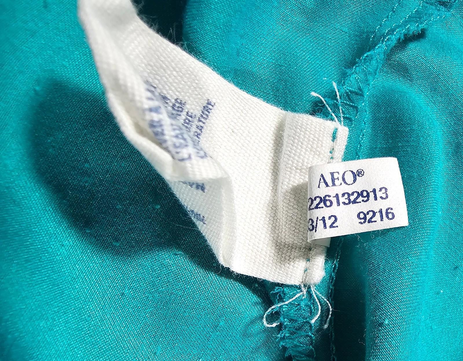 American Eagle Outfitters AEO American Eagle Outfitters smock dress teal Medium Size M / US 6-8 / IT 42-44 - 7 Thumbnail