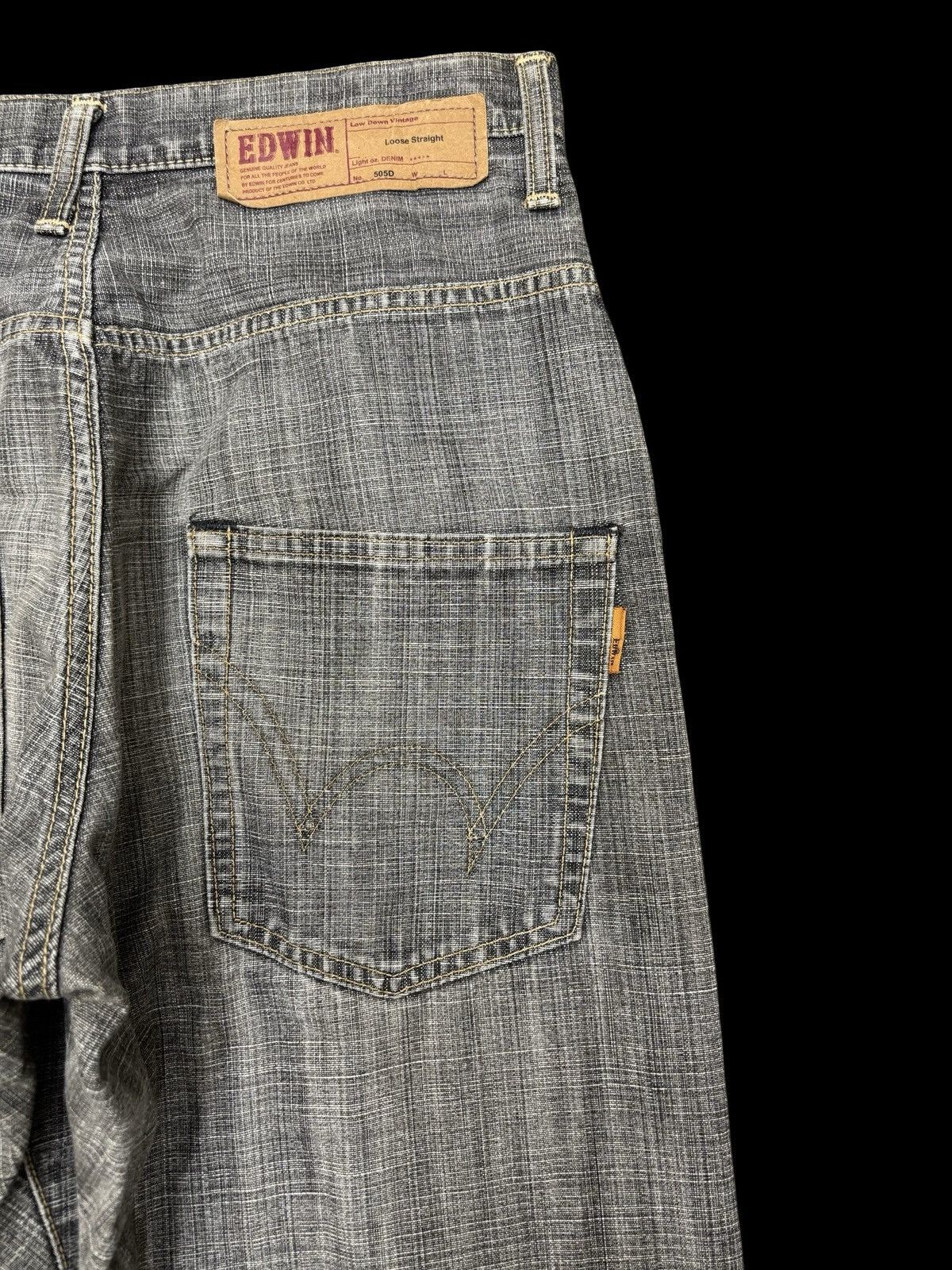 Edwin 💥Loose💥Edwin Faded Black Loose Straight Denim F627 Size US 30 / EU 46 - 10 Thumbnail