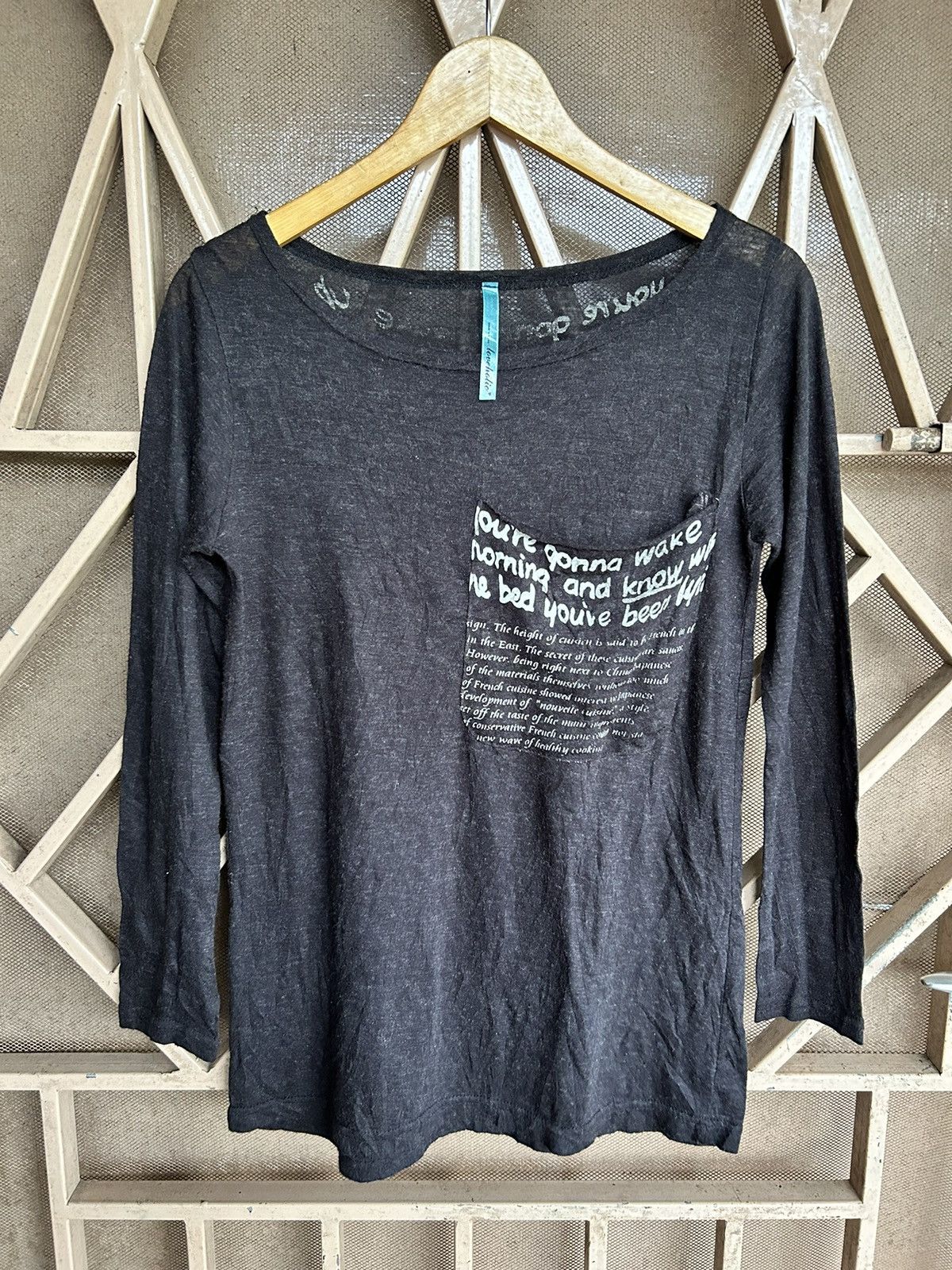 If Six Was Nine Japanese love holic poem archived longsleeve Size US M / EU 48-50 / 2 - 1 Thumbnail