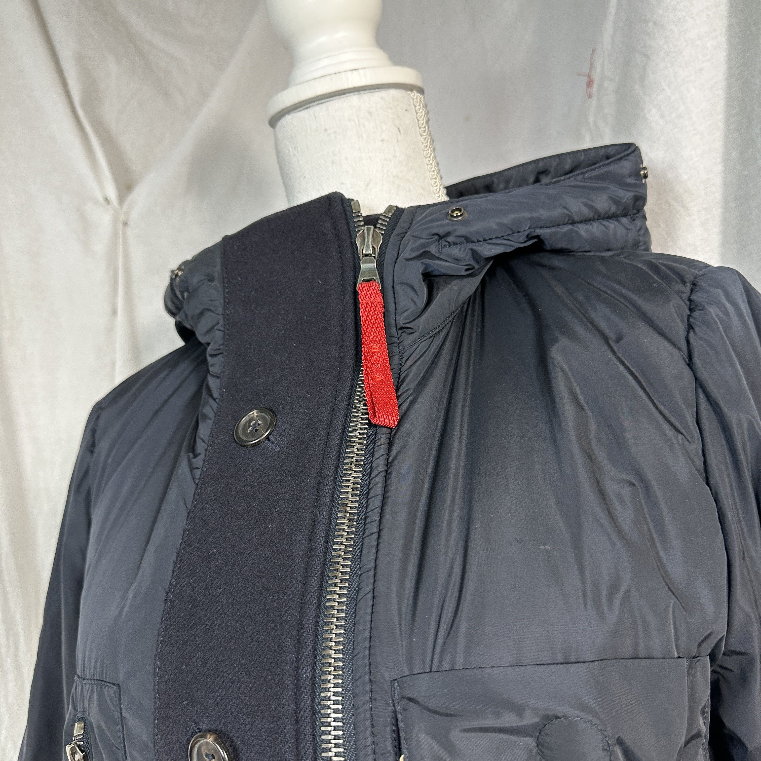 Designer × Prada × Vintage Prada Vintage Y2k Designer jacket coat Rare Size M / US 6-8 / IT 42-44 - 12 Thumbnail
