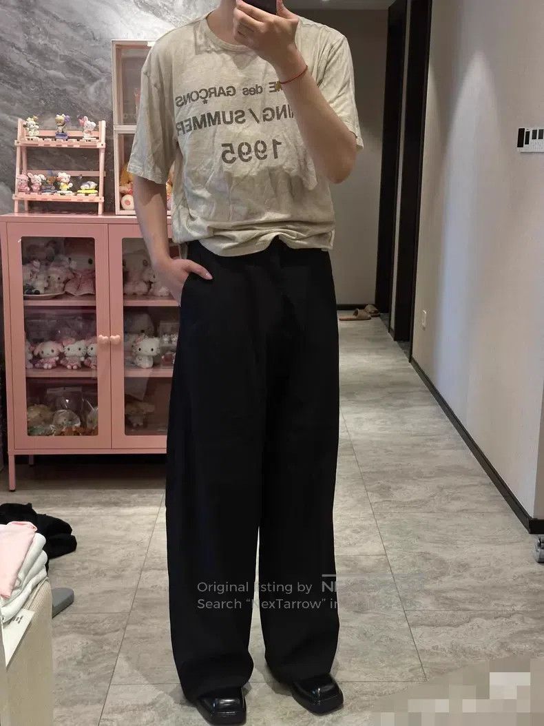 Acne Studios Acne Studios Wide Leg Wool Trousers Size 48L - 3 Thumbnail