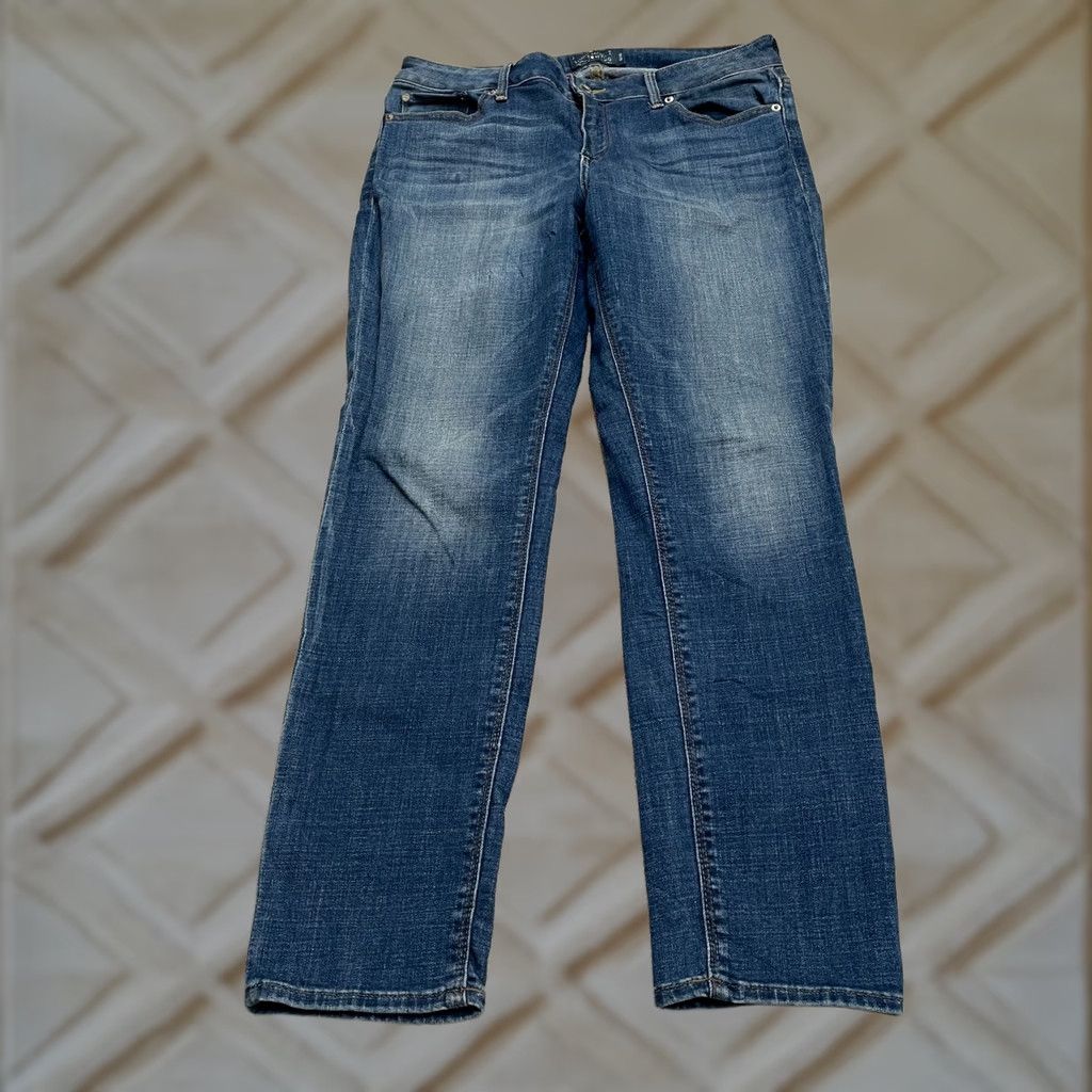 Lucky Brand Lucky Brand Lolita Skinny Denim Jeans Womens 10 / 30 Blue Medium Wash Stretch Jeans Size 32" / US 10 / IT 46 - 1 Thumbnail