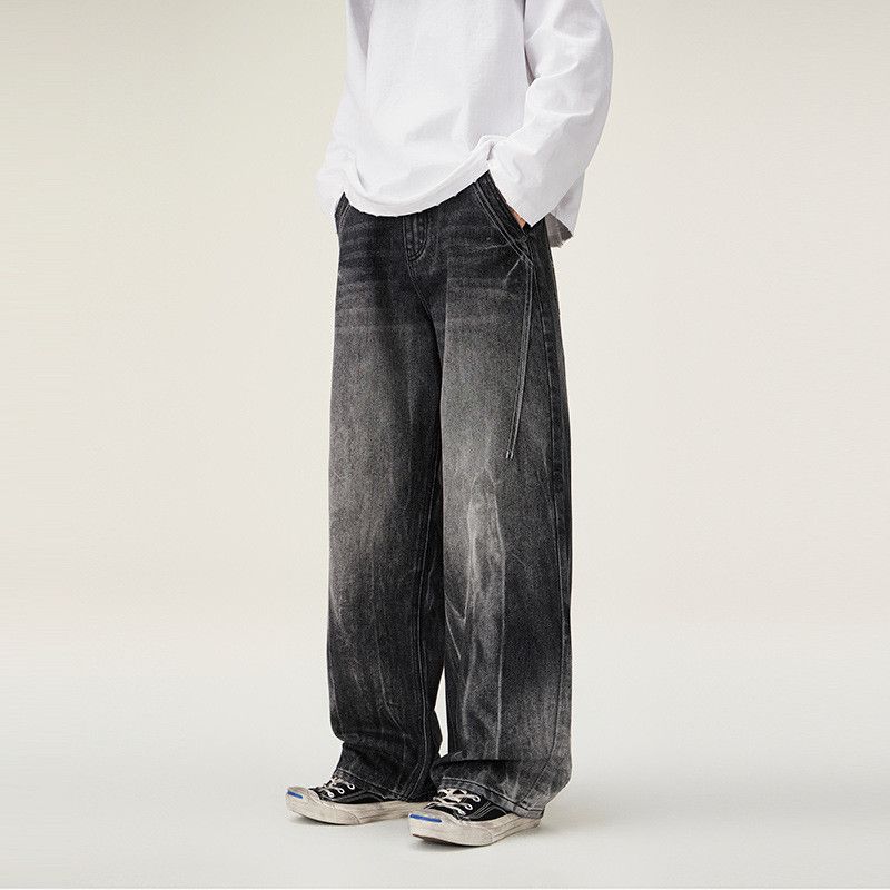 Japanese Brand American men's lightning straight leg loose casual jeans Size US 32 / EU 48 - 5 Thumbnail