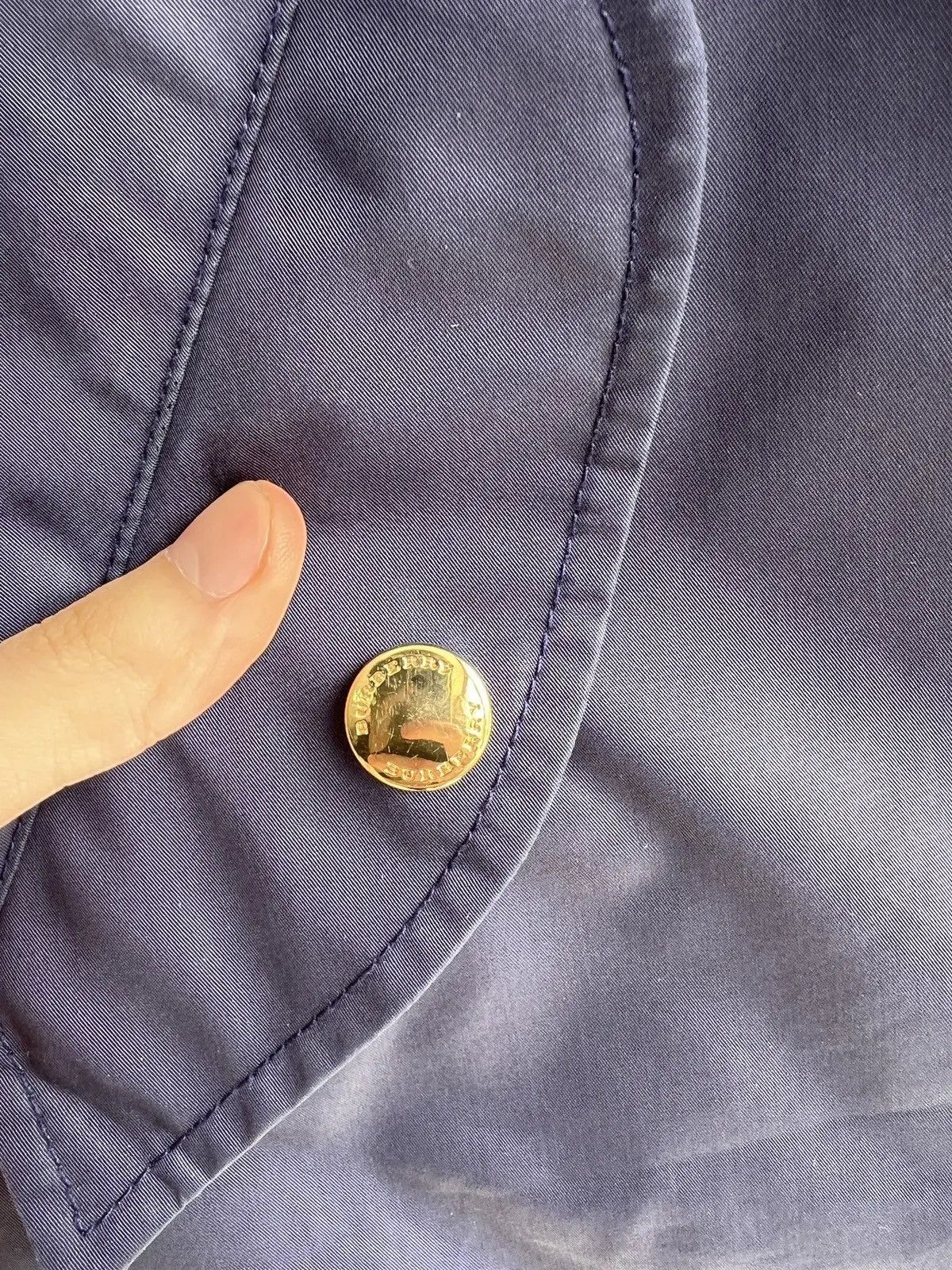 Burberry × Vintage Vintage Burberry Blue Plaid Reversible Double-Zipper Jacket Size US L / EU 52-54 / 3 - 12 Thumbnail