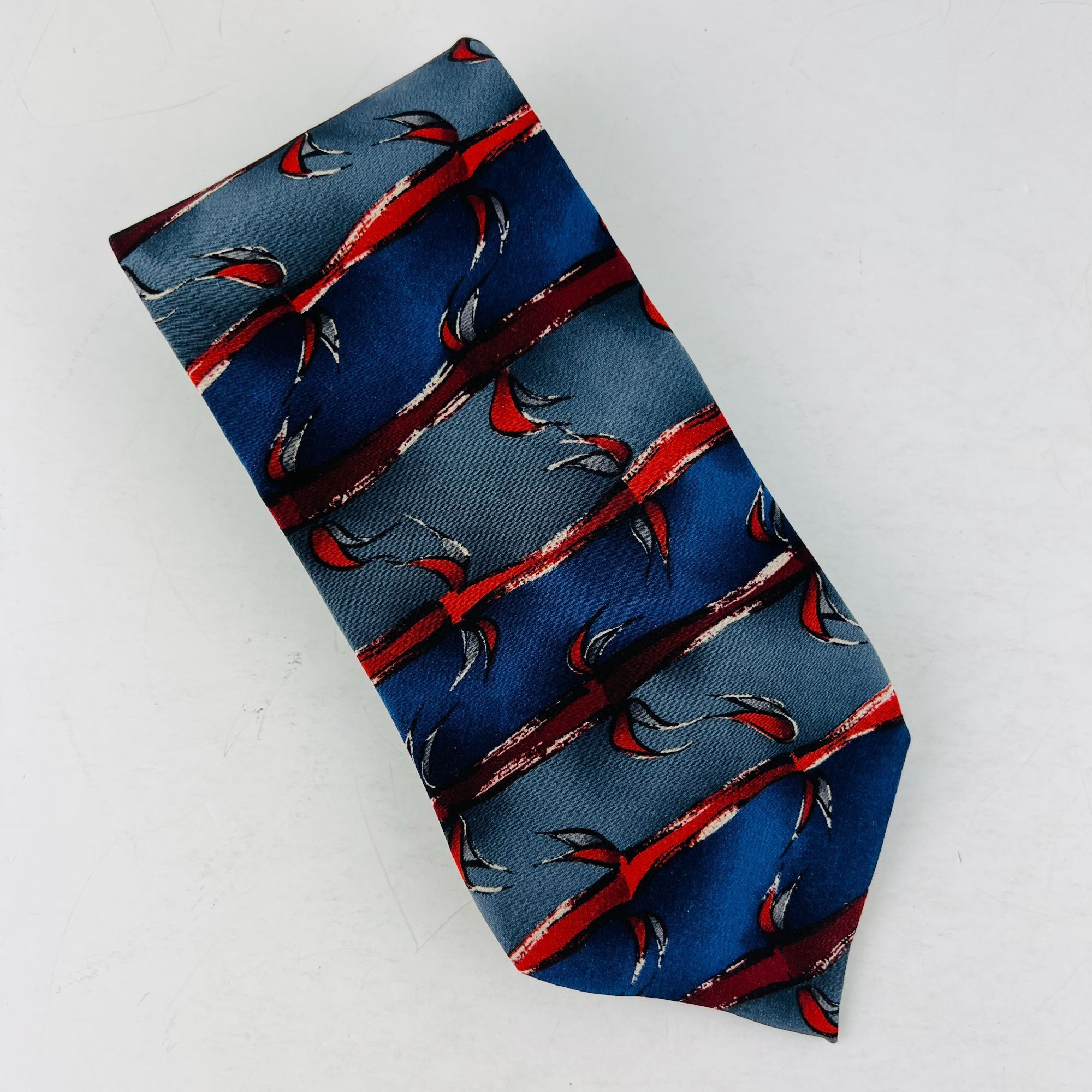 Other Jerry J Garcia Red Vine Stonehenge Ltd Necktie Tie Silk Size ONE SIZE - 1 Thumbnail