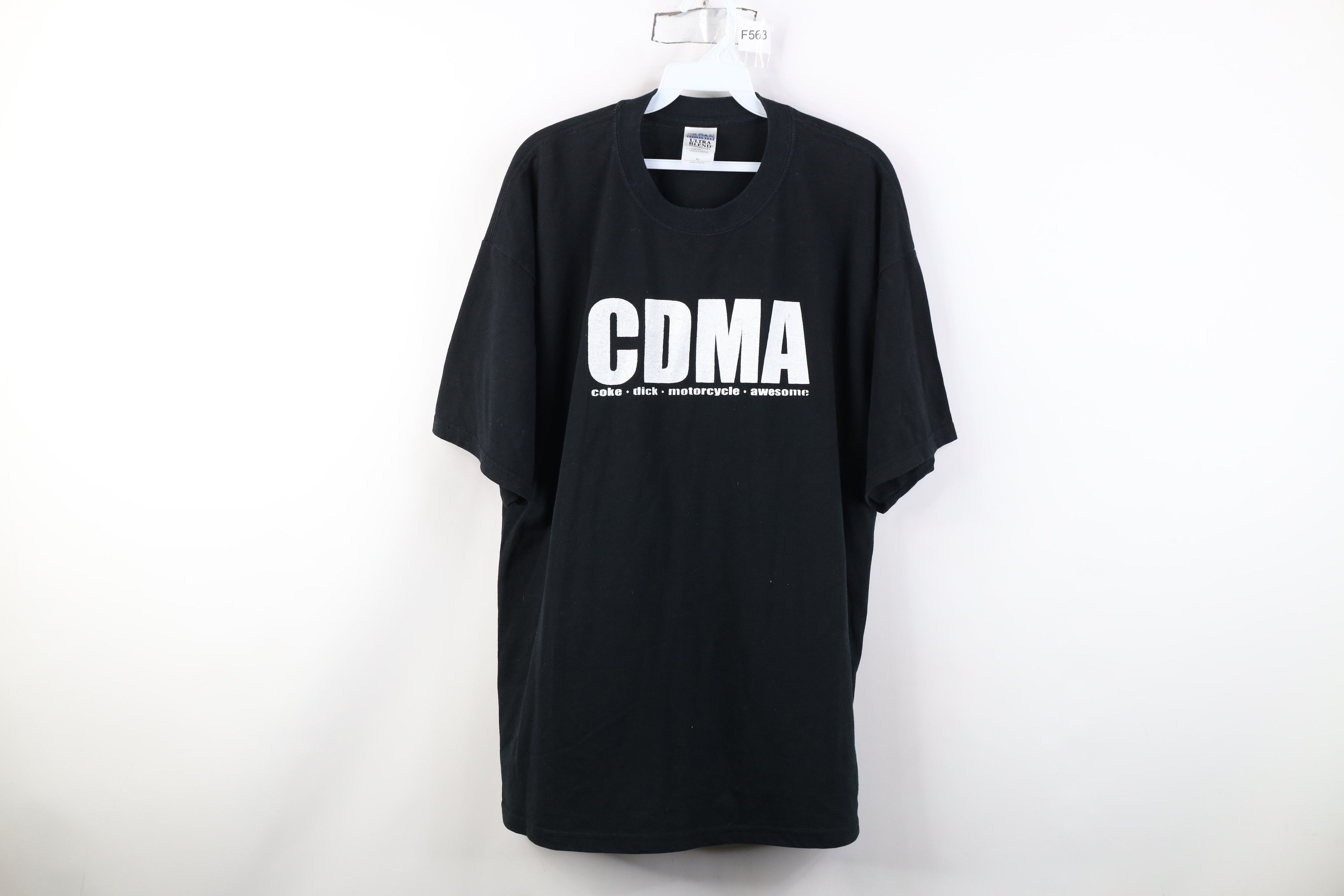 Vintage Vintage Y2K Coke Dick Motorcycle Awesome Band T-Shirt Black Size US XL / EU 56 / 4 - 1 Thumbnail