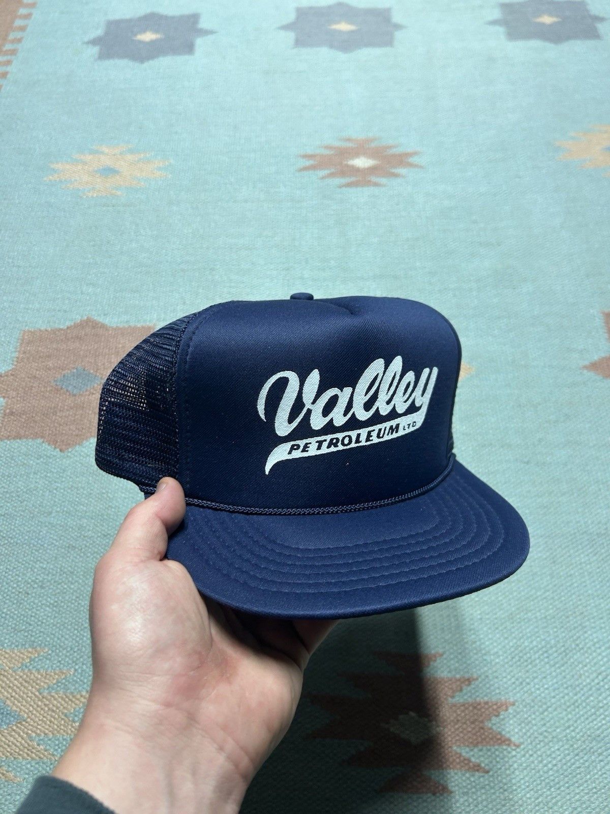 Vintage Vtg trucker hat valley petroleum Michigan spell out script Size ONE SIZE - 1 Thumbnail